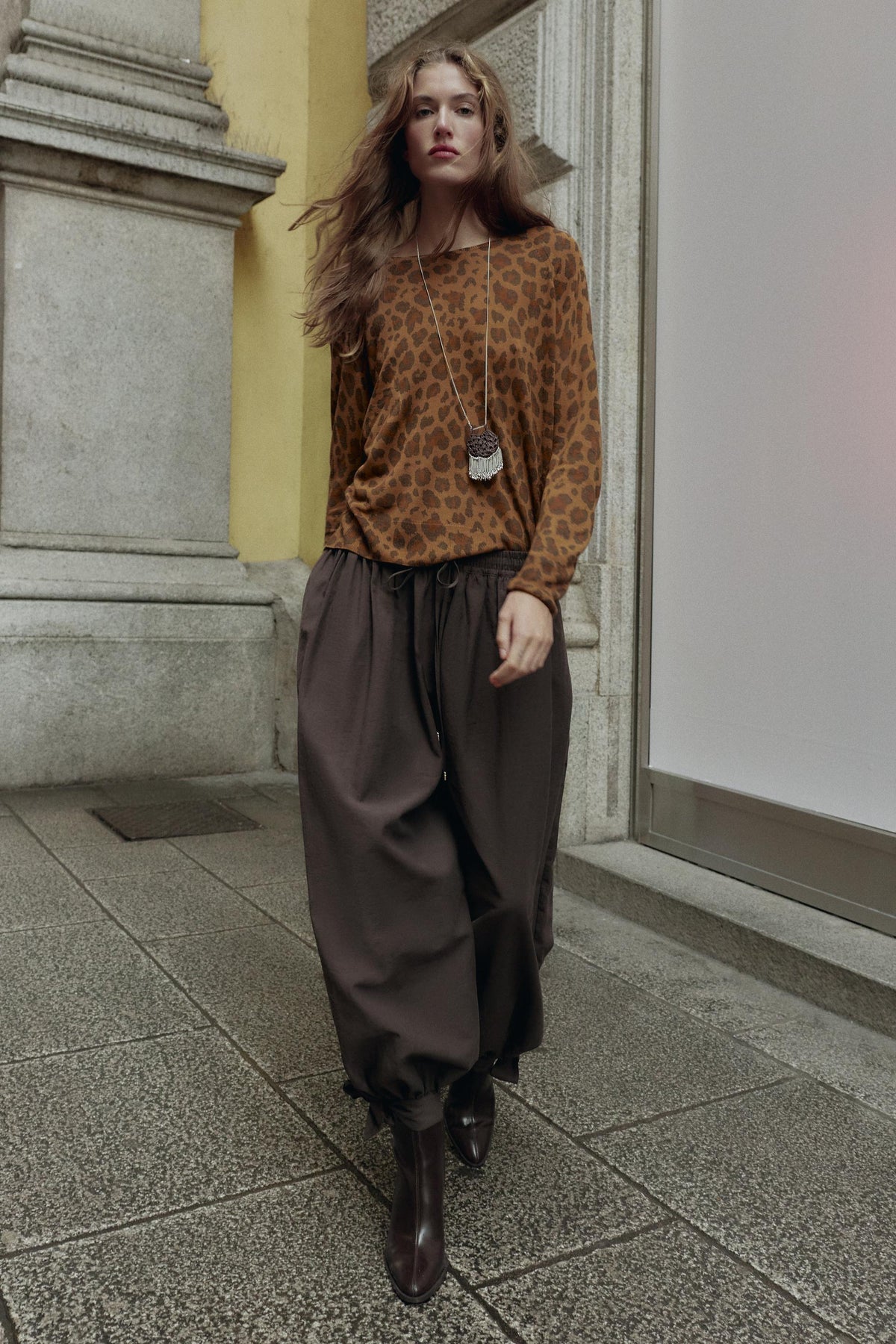 Animal Print Jumper