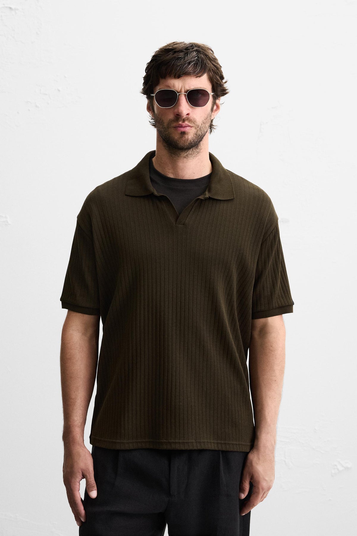 RIB POLO SHIRT - Image 2