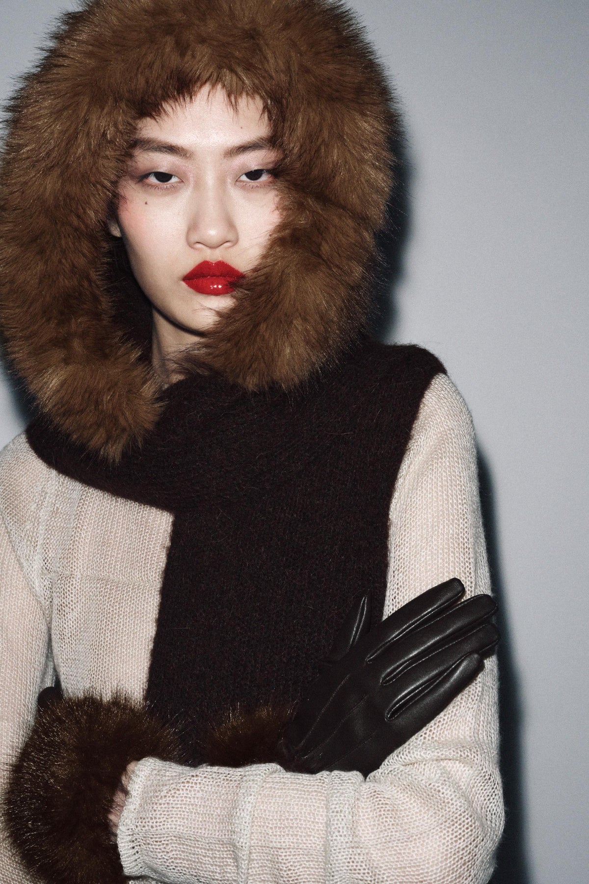Faux Fur Hood