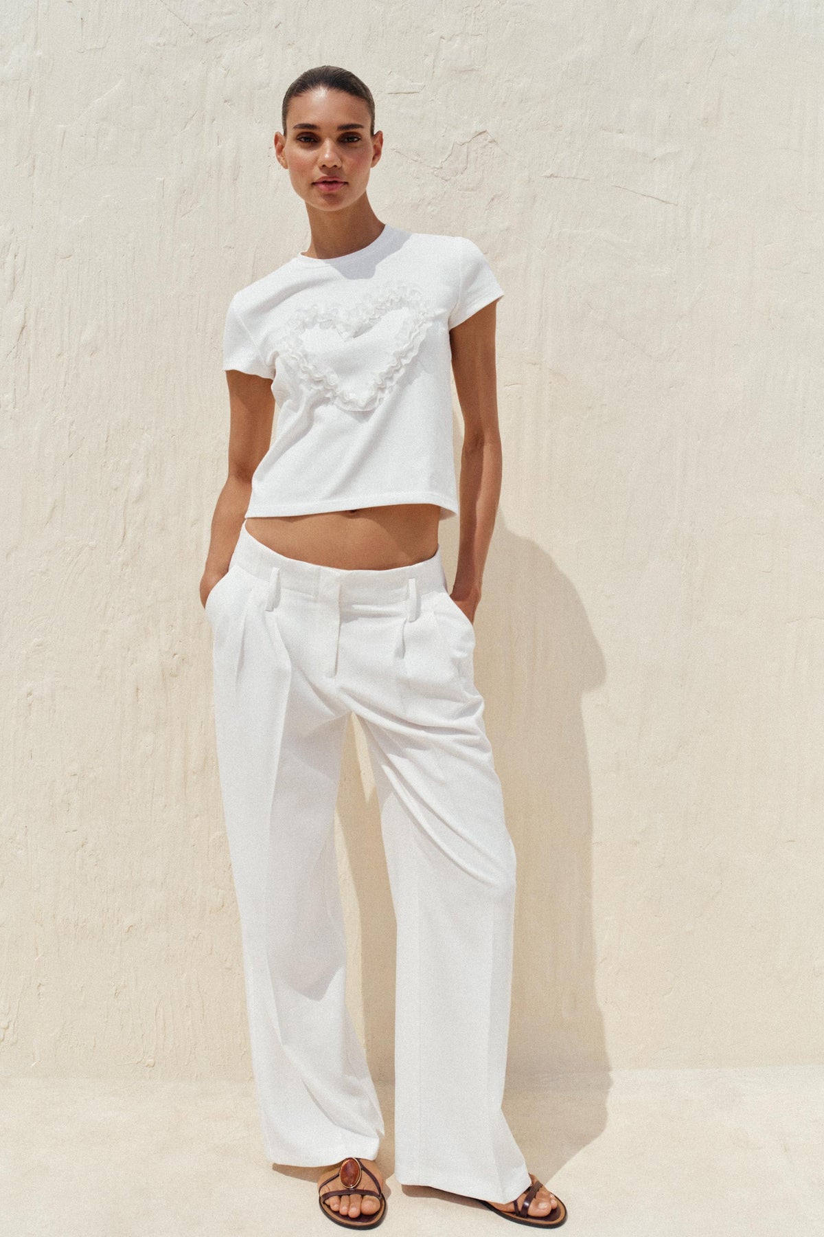 Textured Heart T-Shirt