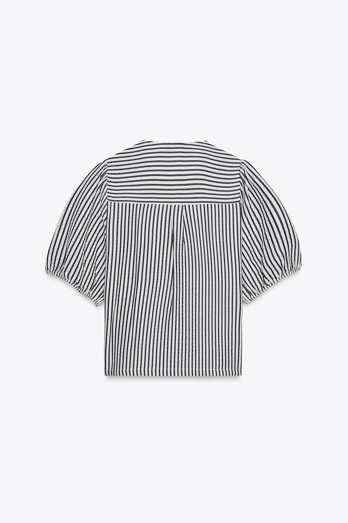 LINEN BLEND BLOUSE