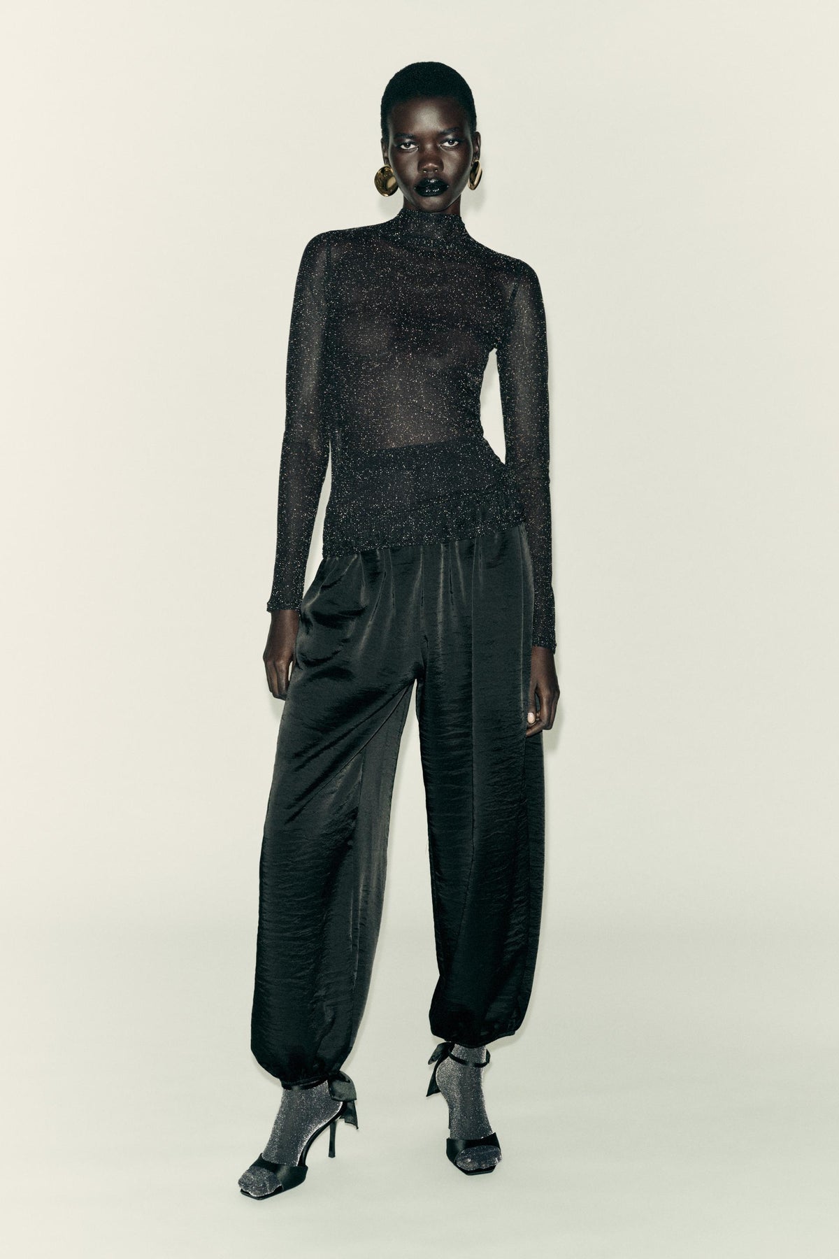 METALLIC THREAD SHIRT