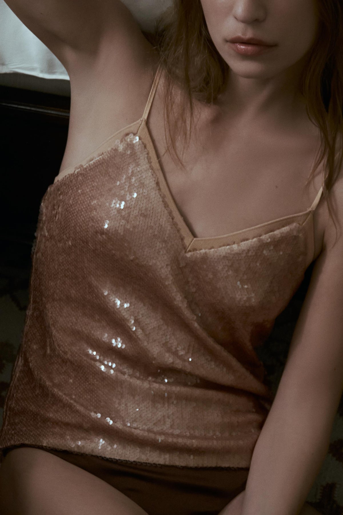 Sequin Strappy Fashion Top