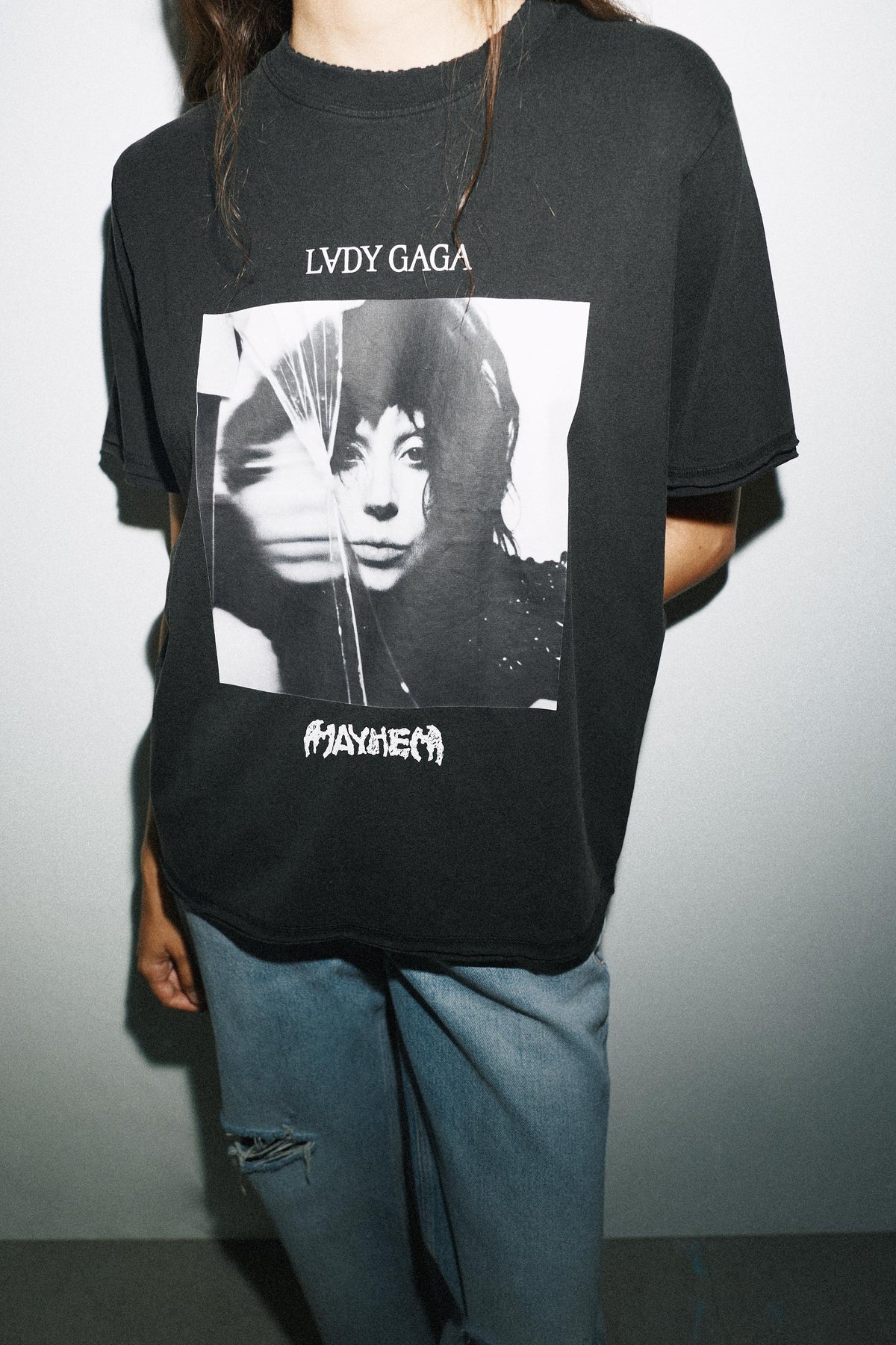 T-Shirt mit Used-Look