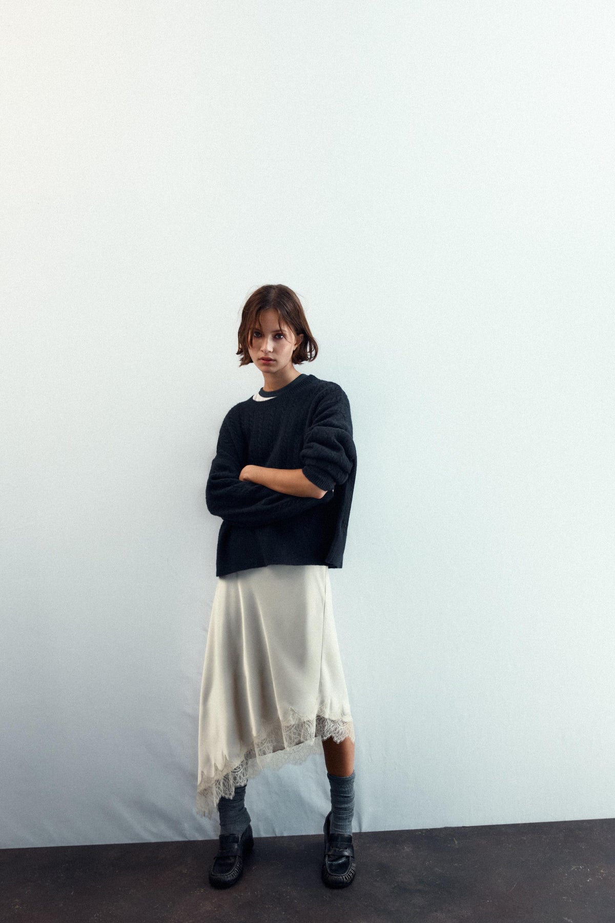 Cable-Knit Jumper