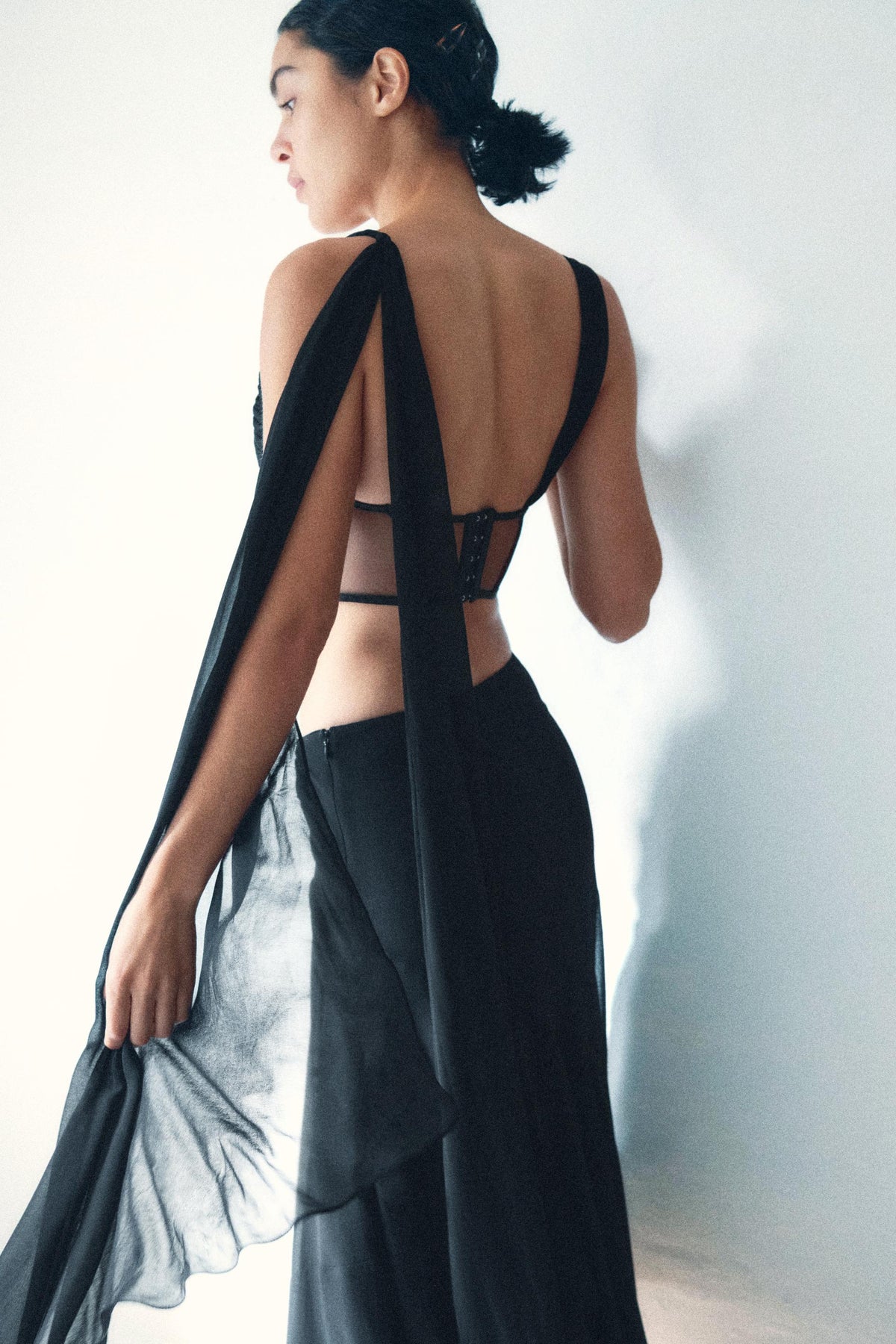 Draped Corset Top