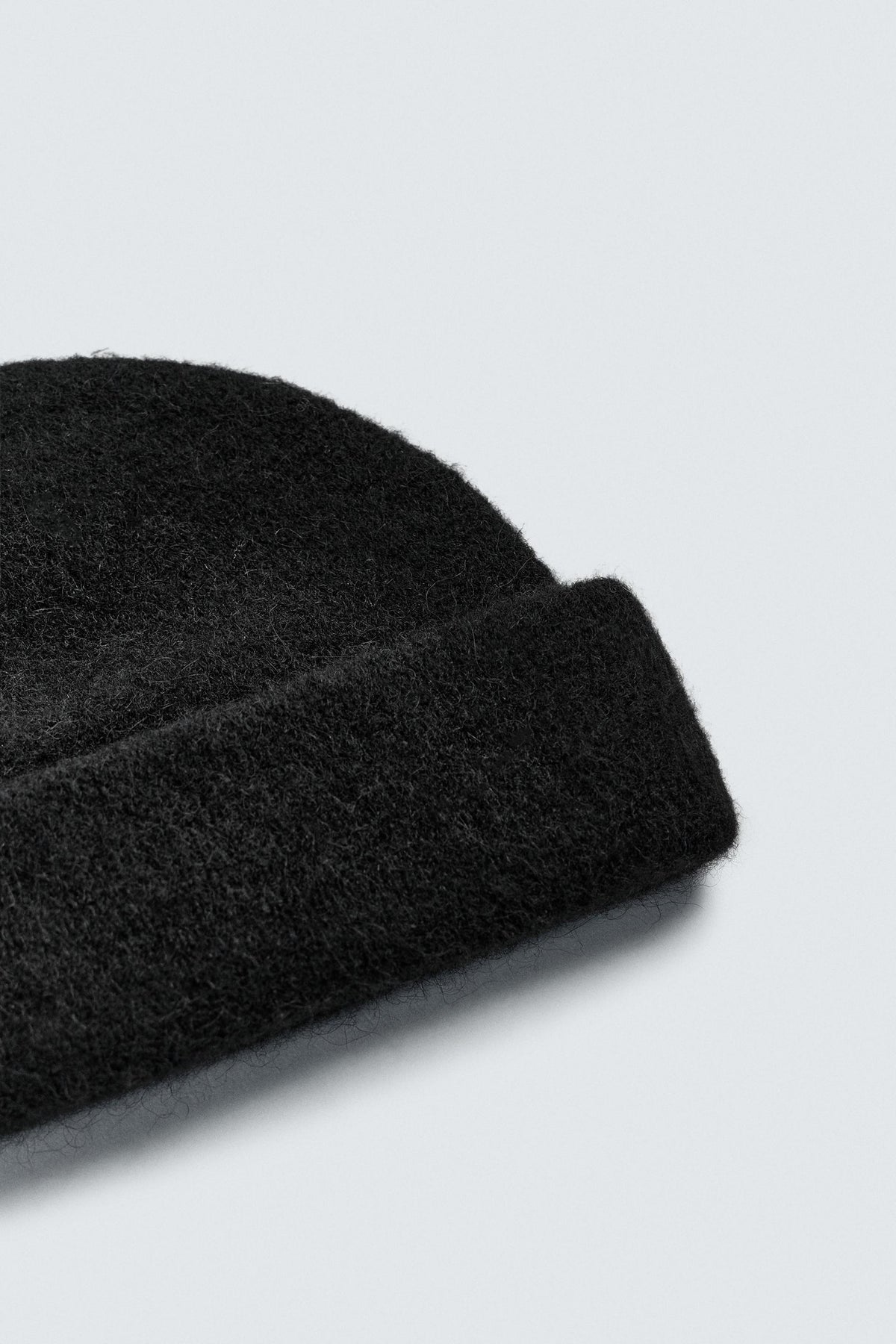Gebürstete Strickmütze