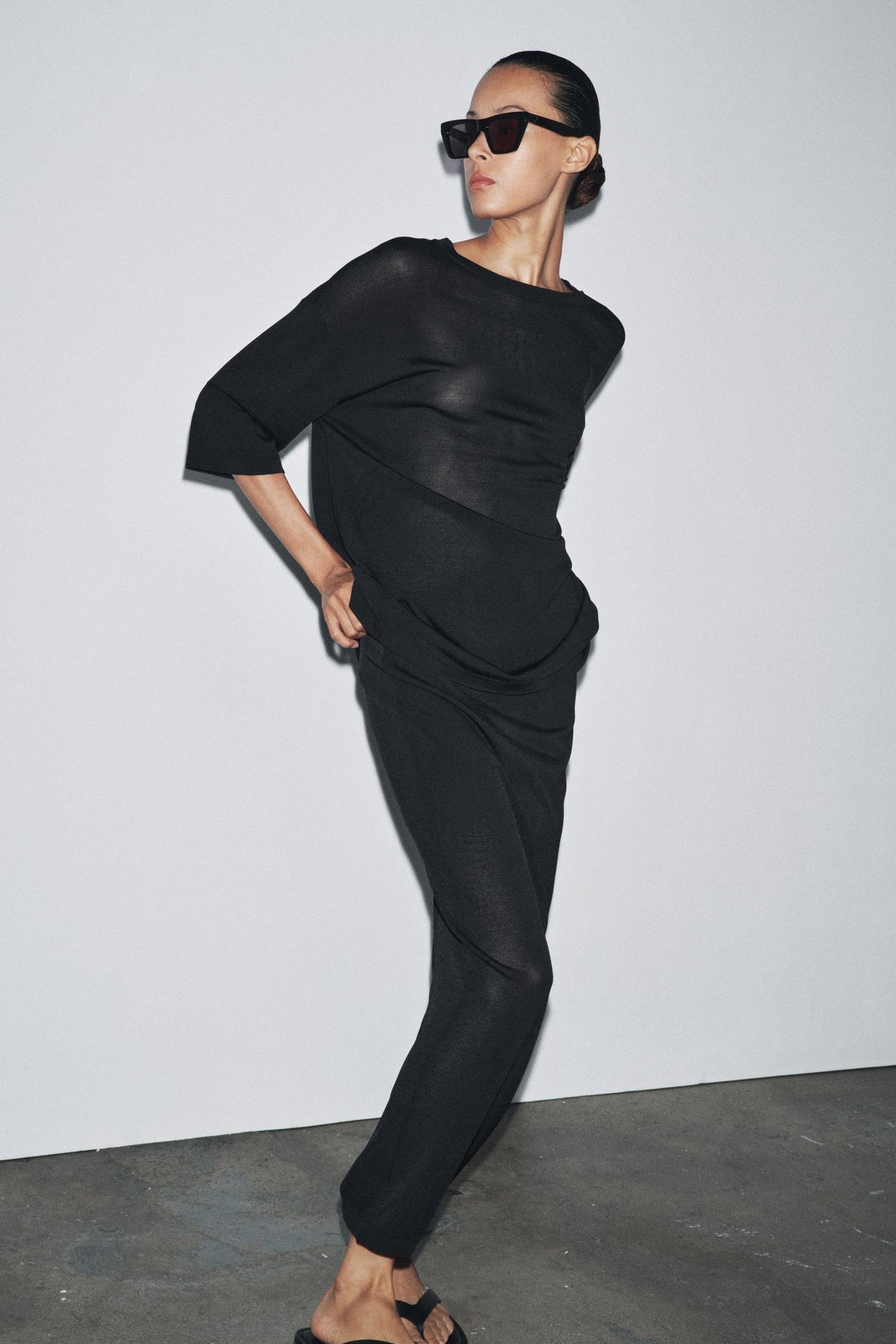 Plain Knit Skirt