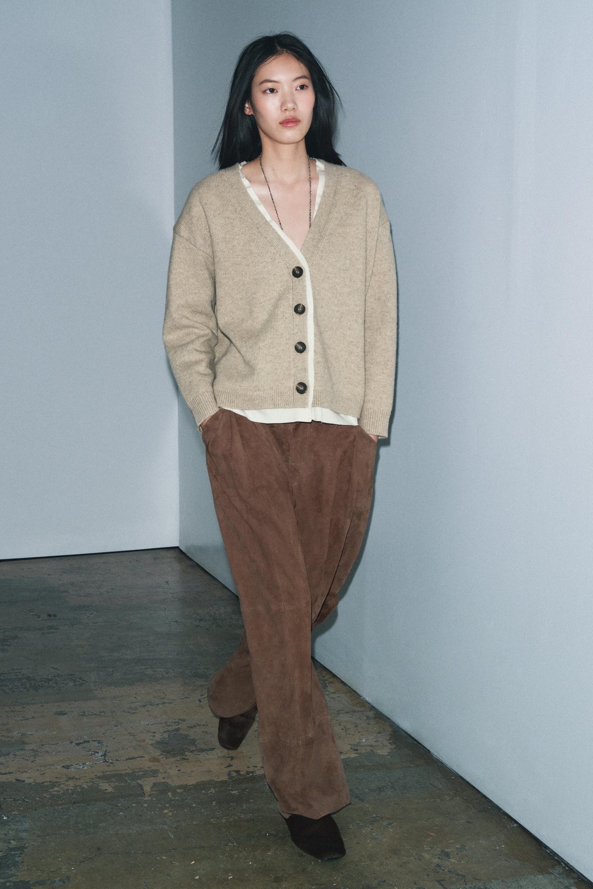 Cardigan aus Wollmischung