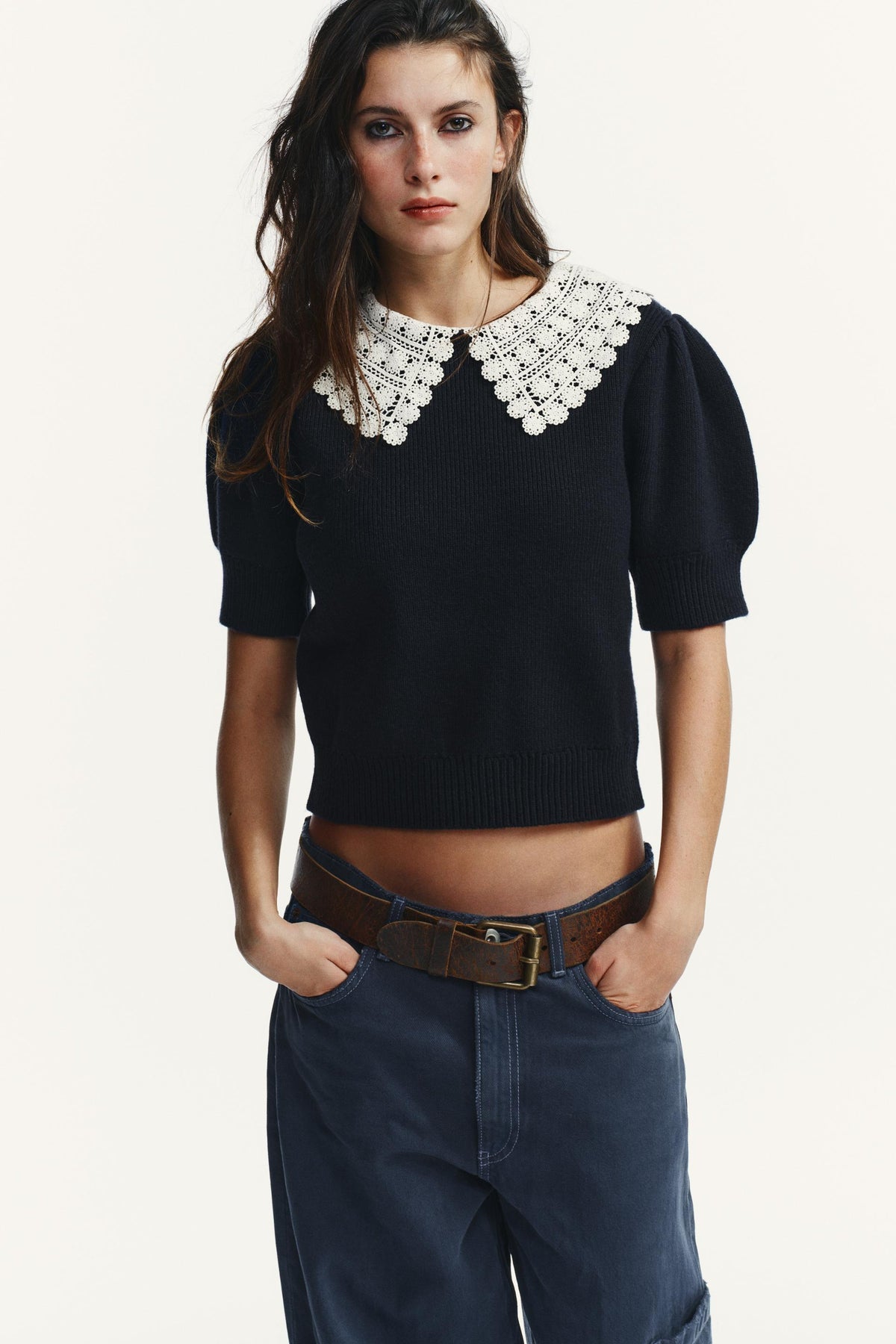 Crochet Knit Jumper