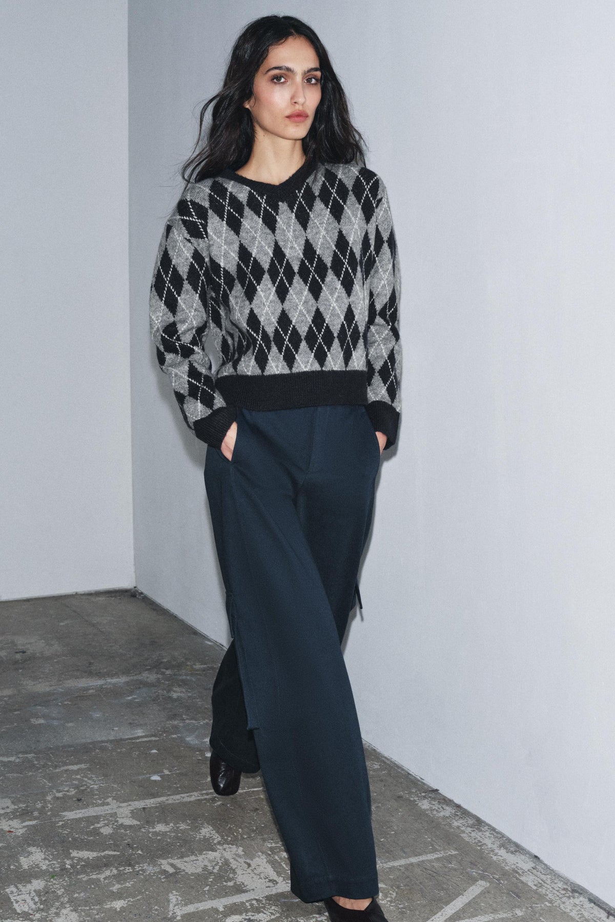 Diamond Knit Jumper