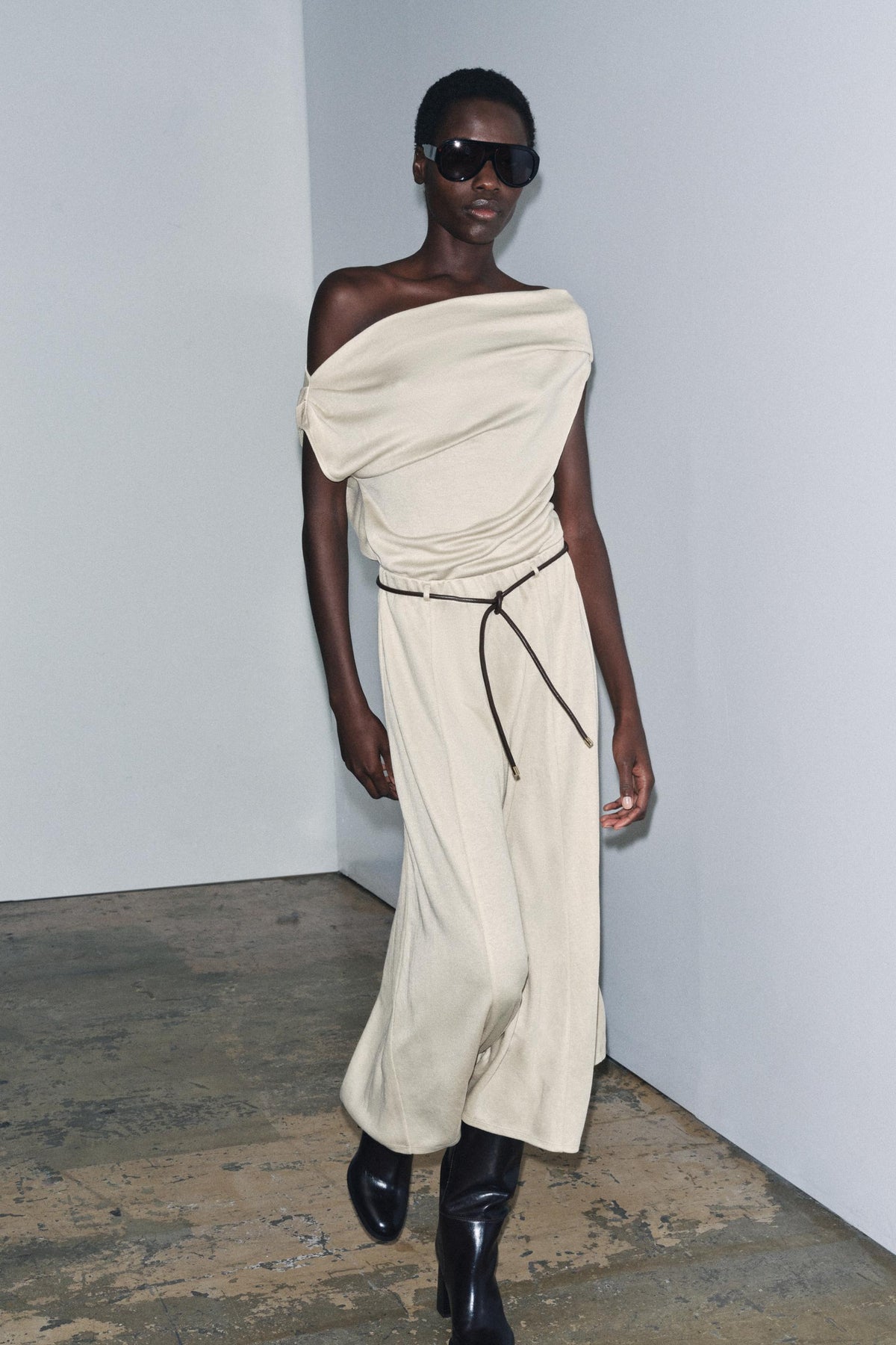Asymmetric Knit Top