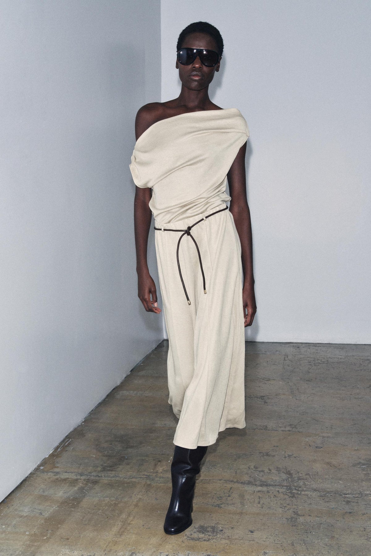 Asymmetric Knit Top