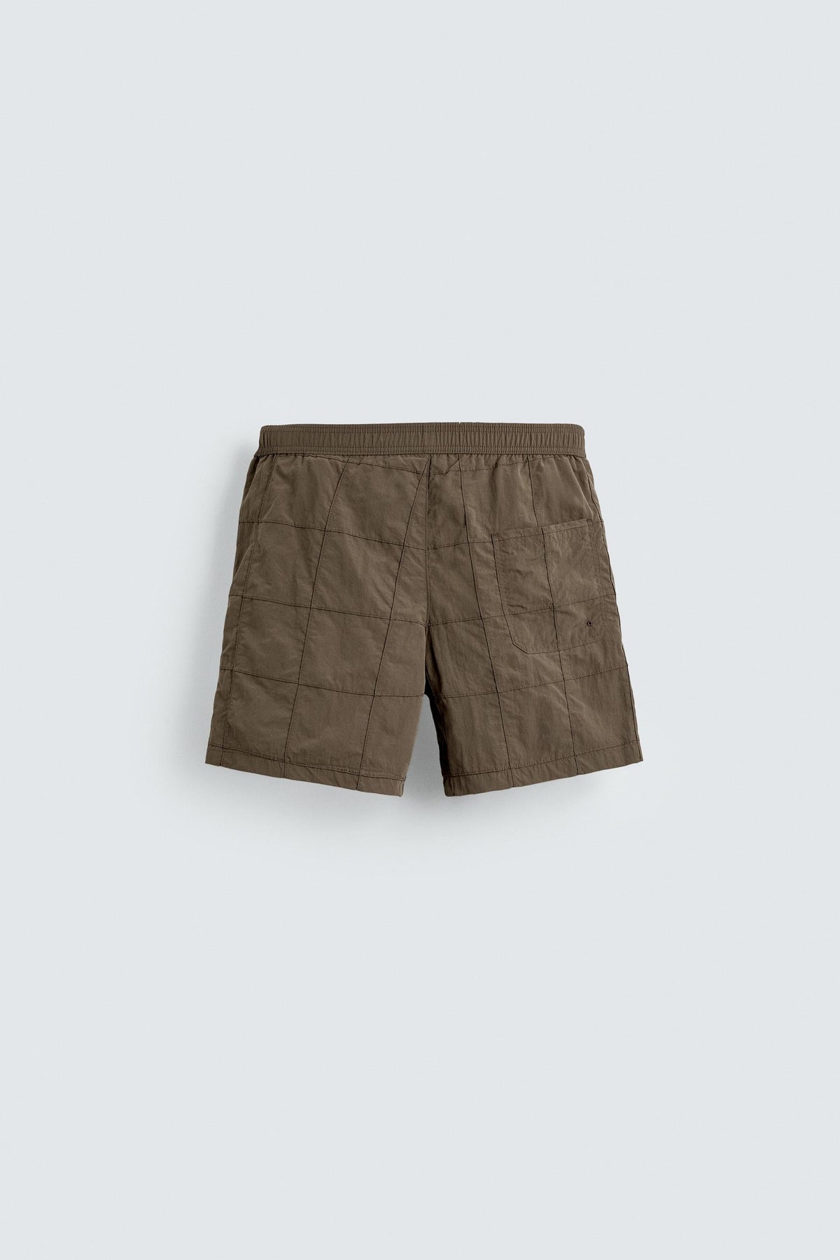 PATCHWORK LONG SWIMMING TRUNKS - Image 2