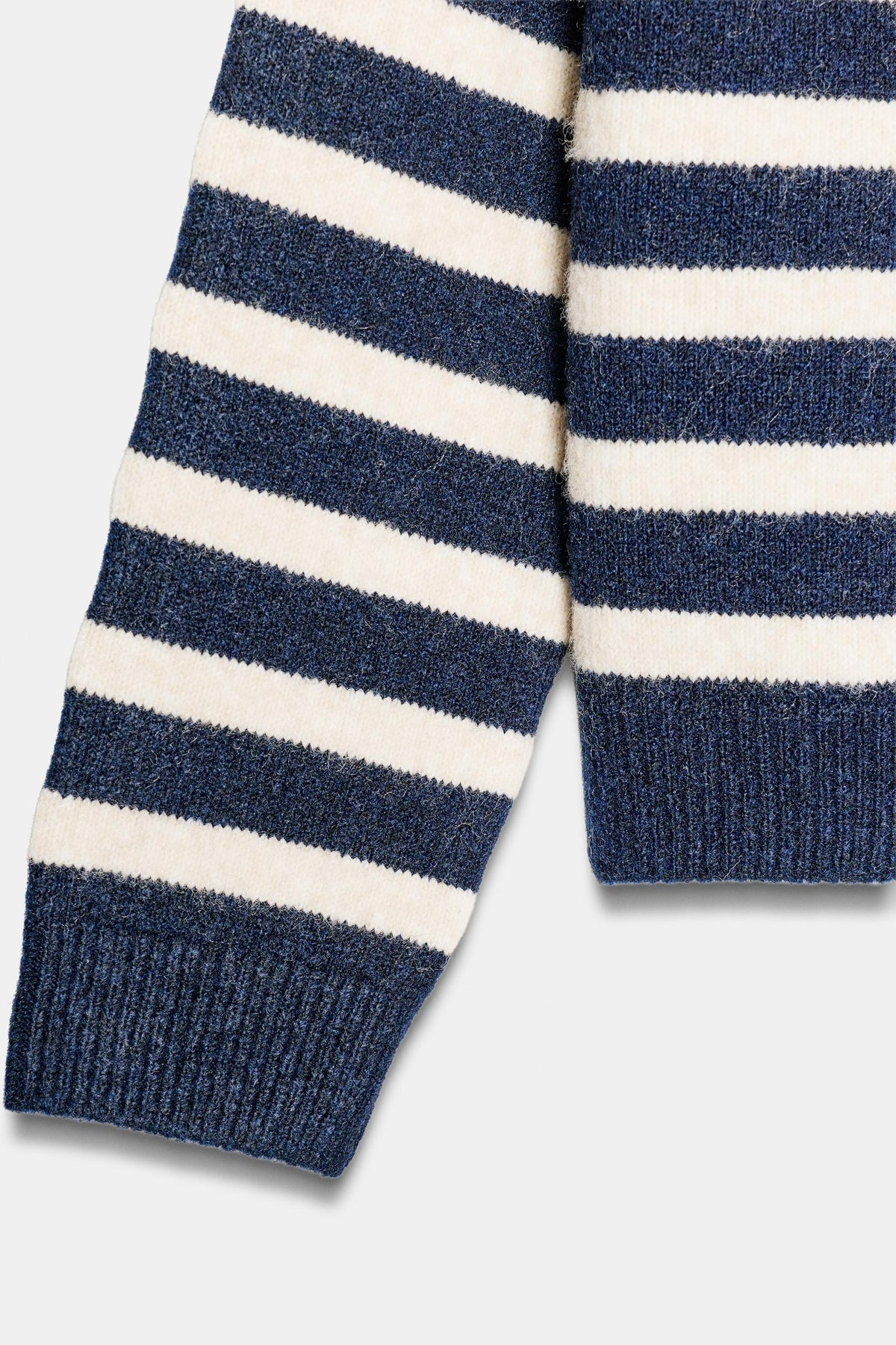 Gestreifter Cardigan