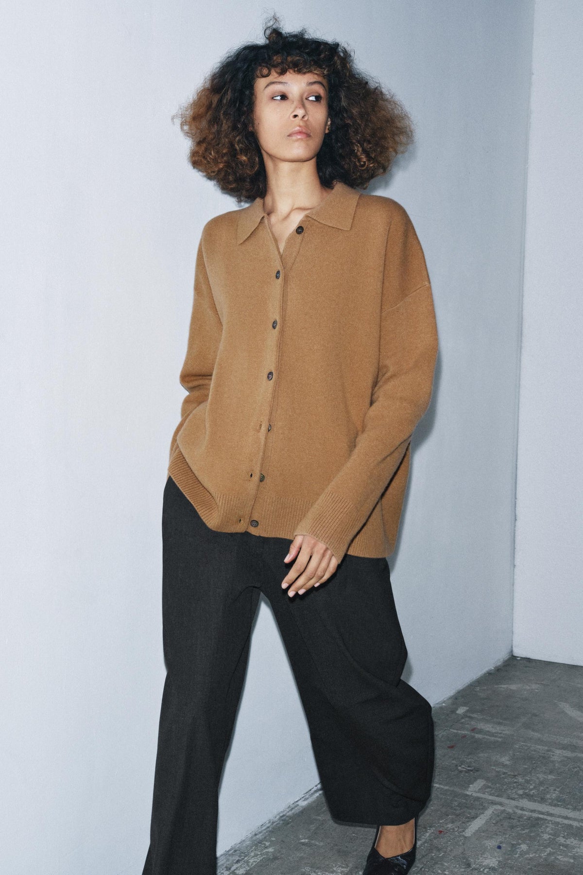 Oversized Wool Blend Jacket