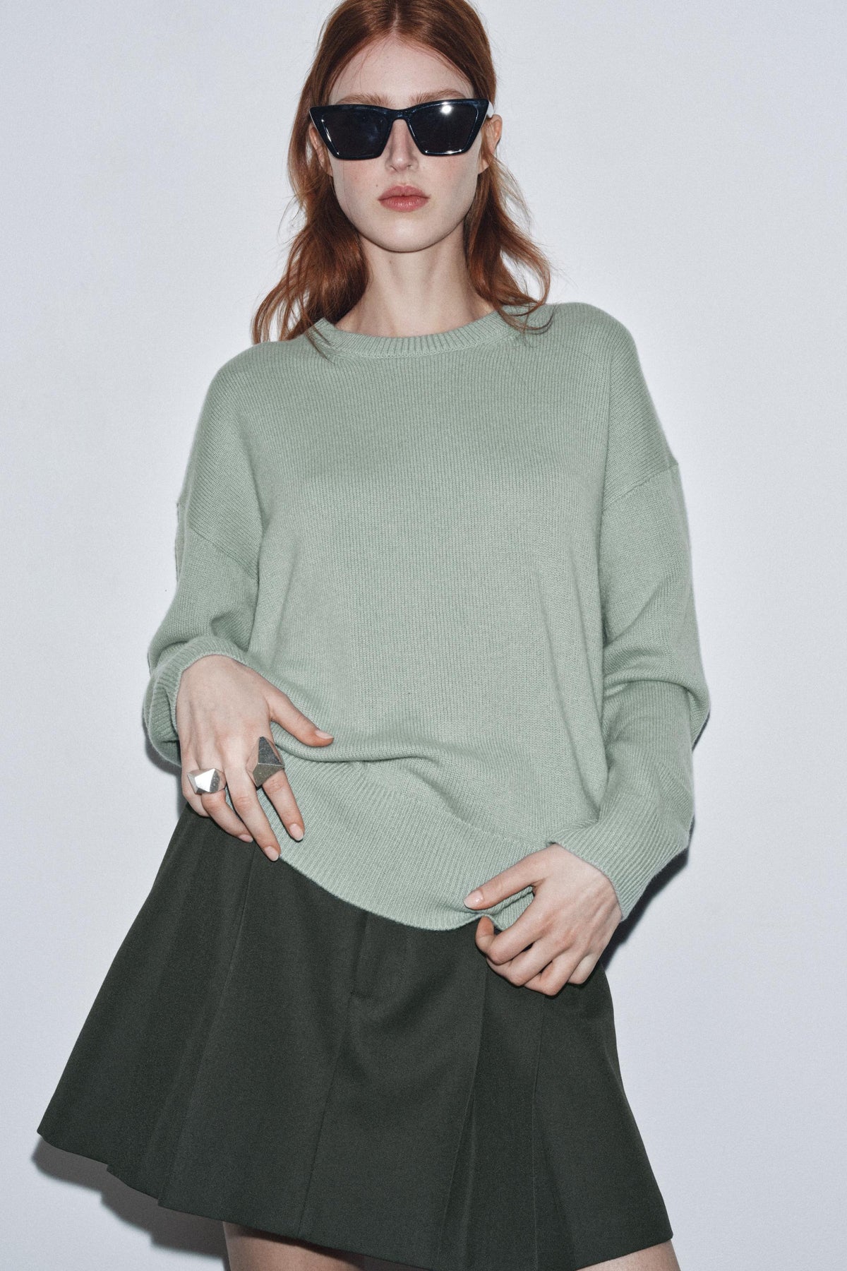Oversize-Pullover aus Kaschmir