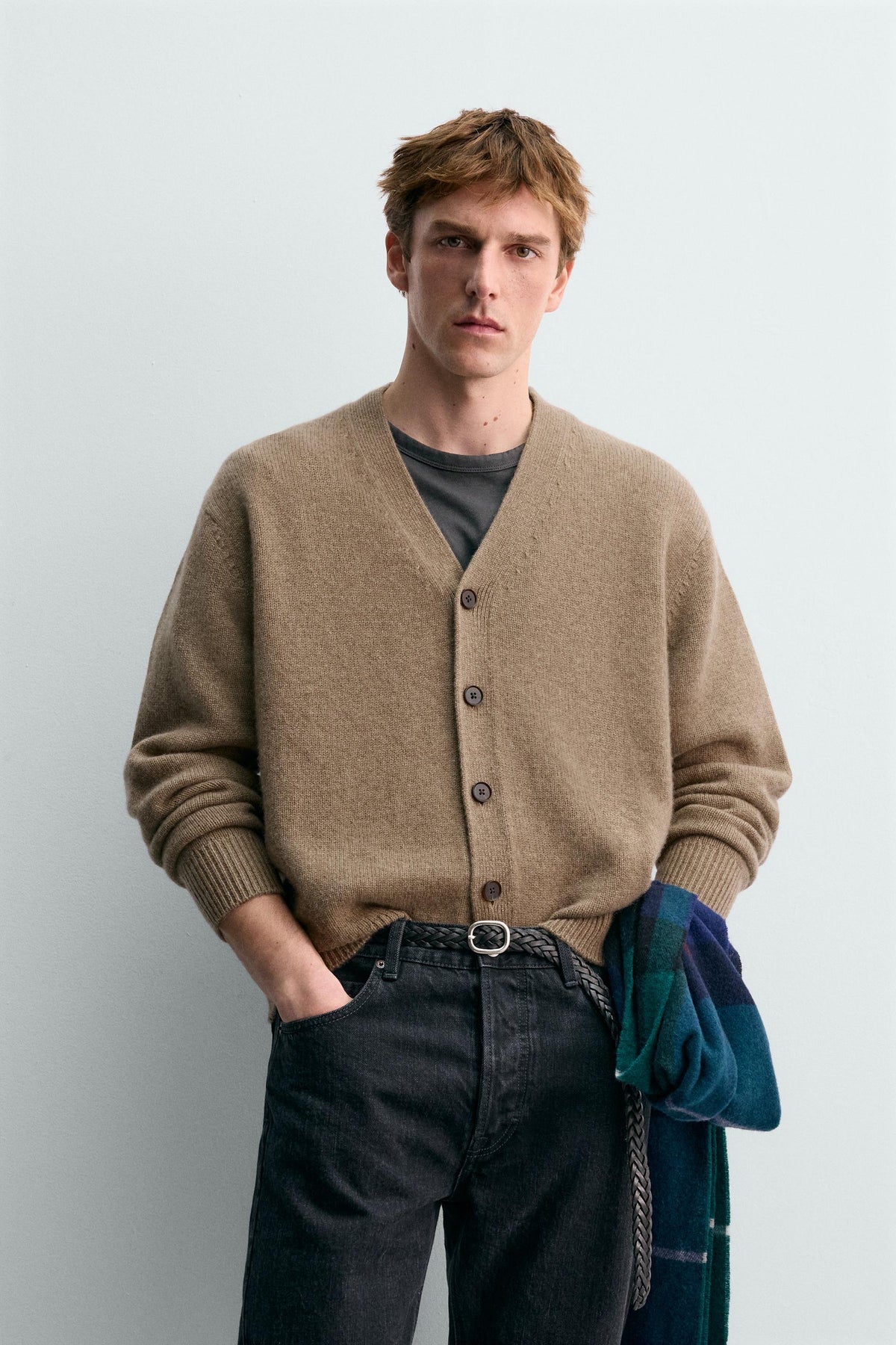 Strickjacke aus Wolle und Kaschmir