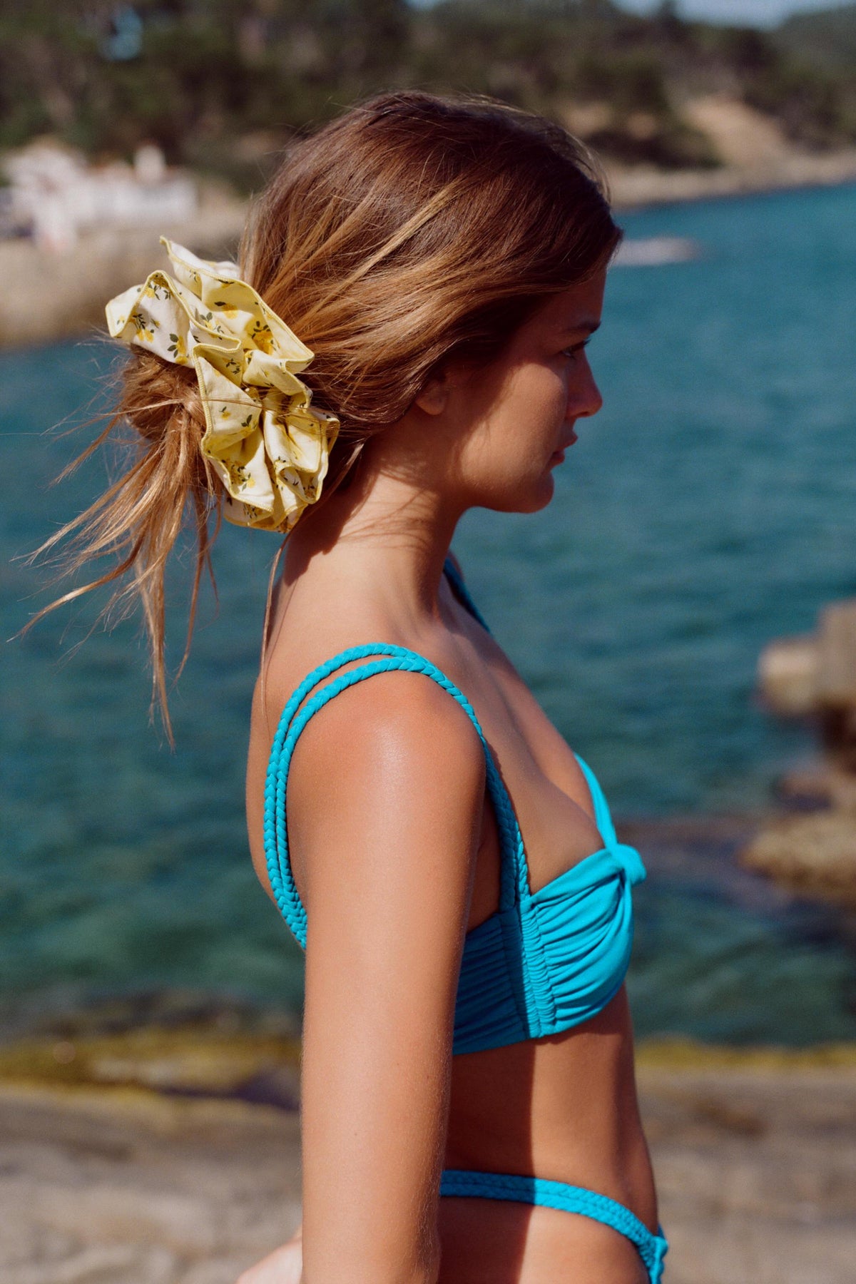 BRAIDED STRAP BIKINI TOP