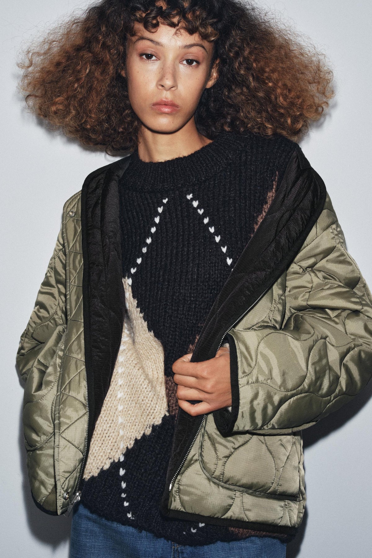 Wendbare Steppjacke