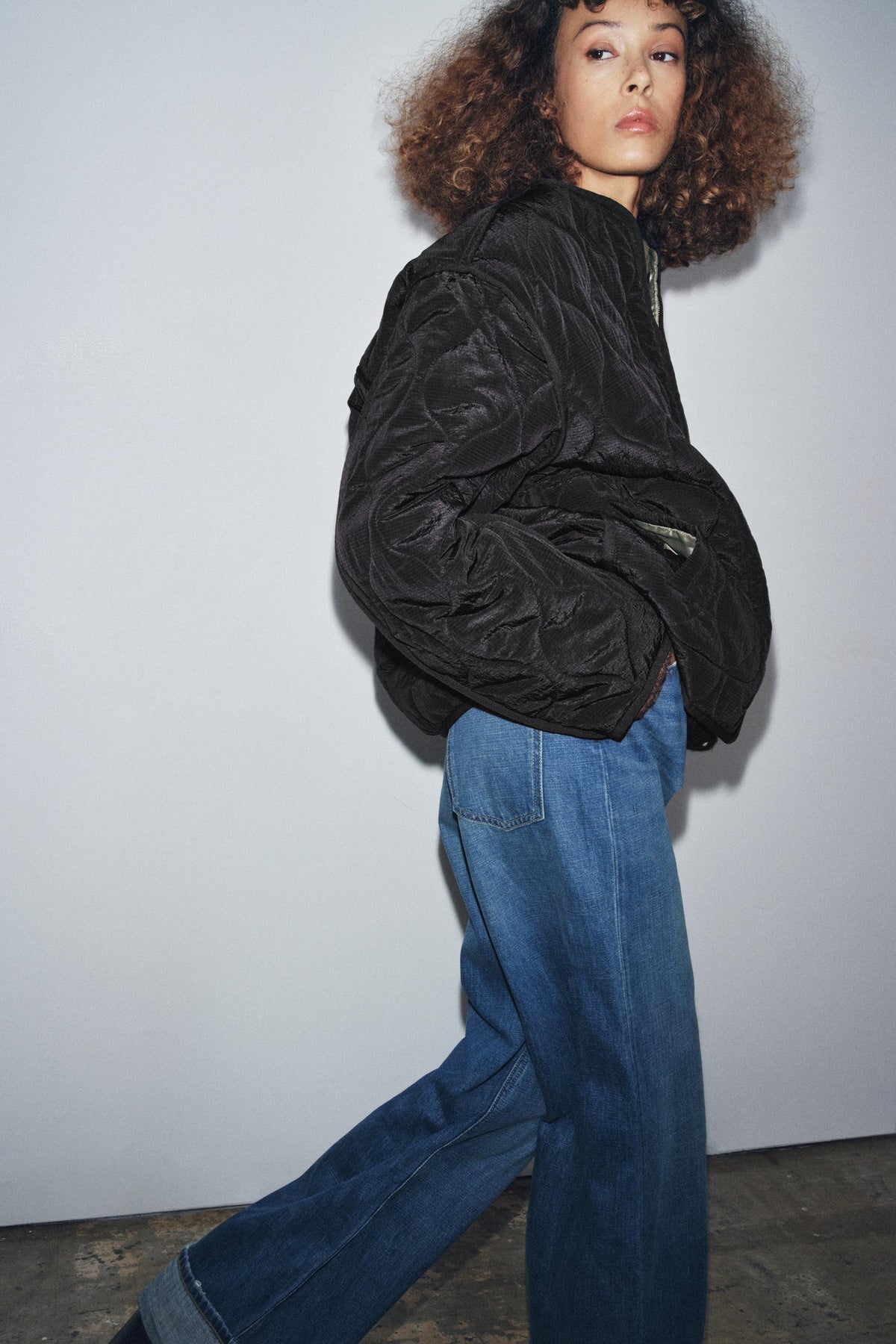 Wendbare Steppjacke