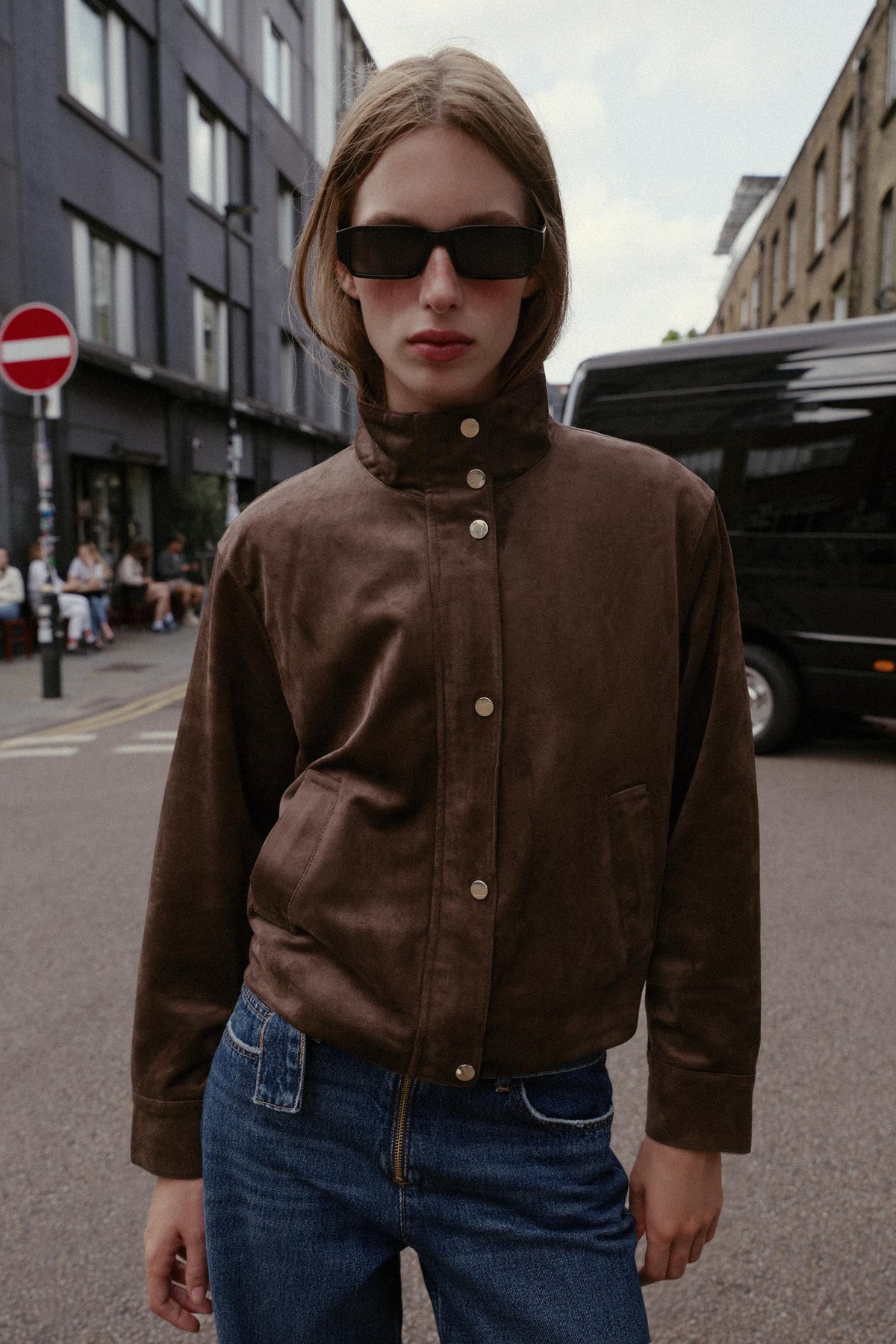 Kunstwildlederjacke