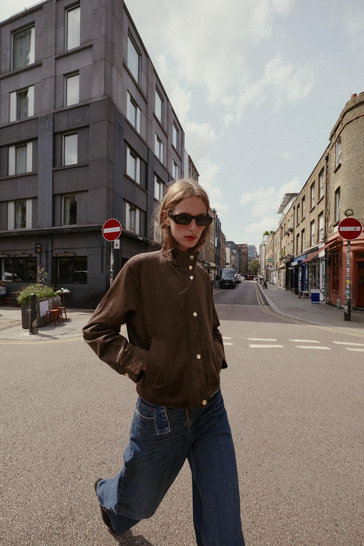Kunstwildlederjacke