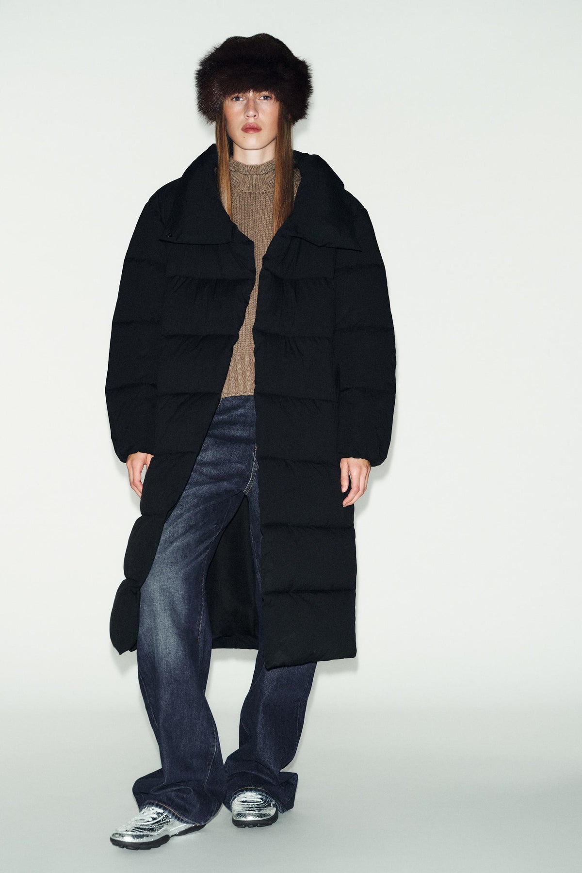 Winddichter langer Anorak