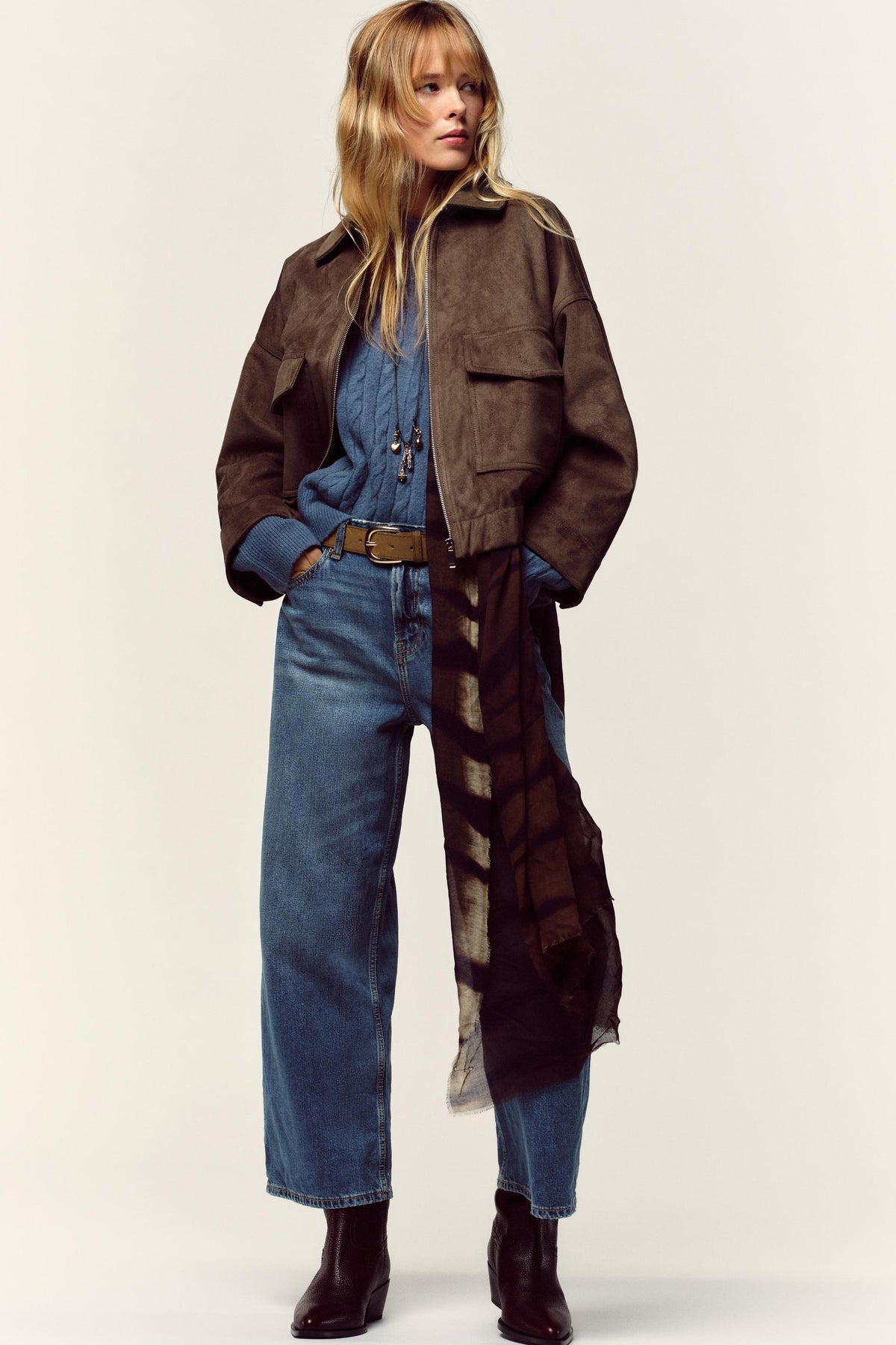 JACKE AUS WILDLEDERKUNST