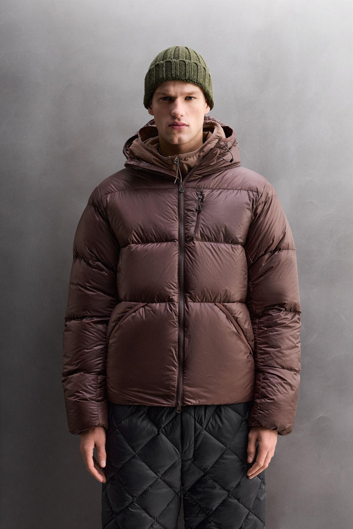 100% FEATHER SKI PUFFER JACKET - Image 2