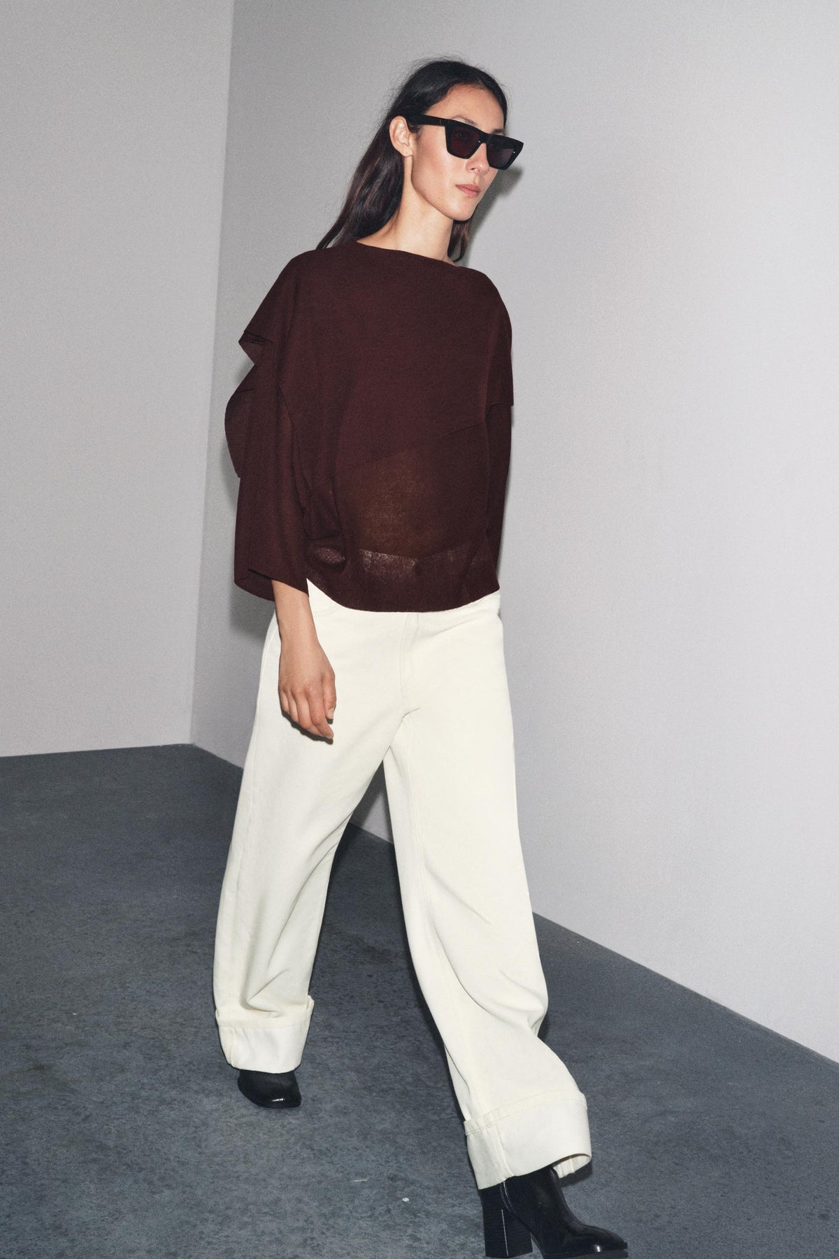 Strickcape-Pullover