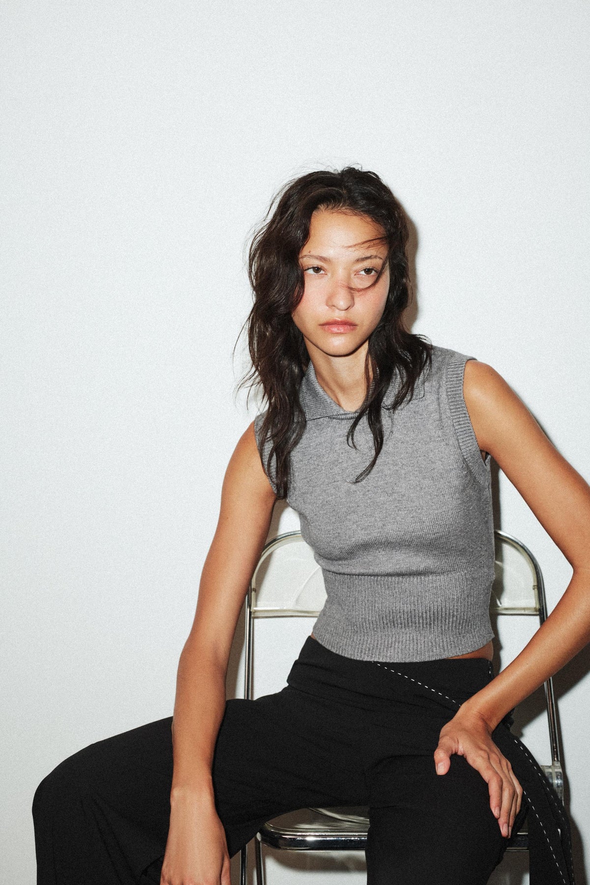 KNITTED TANK TOP