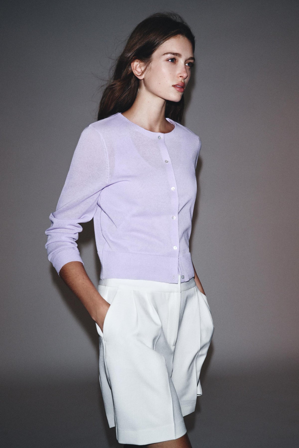 Feinstrick-Cardigan