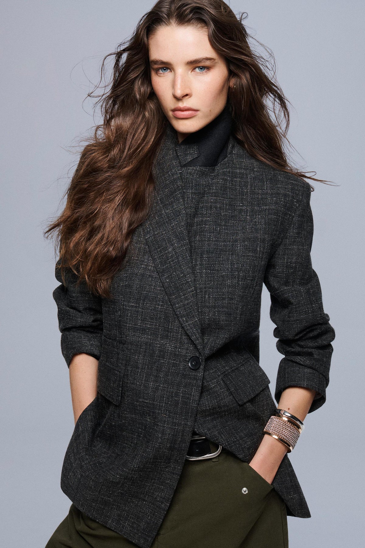 GERADER WOLLBLAZER