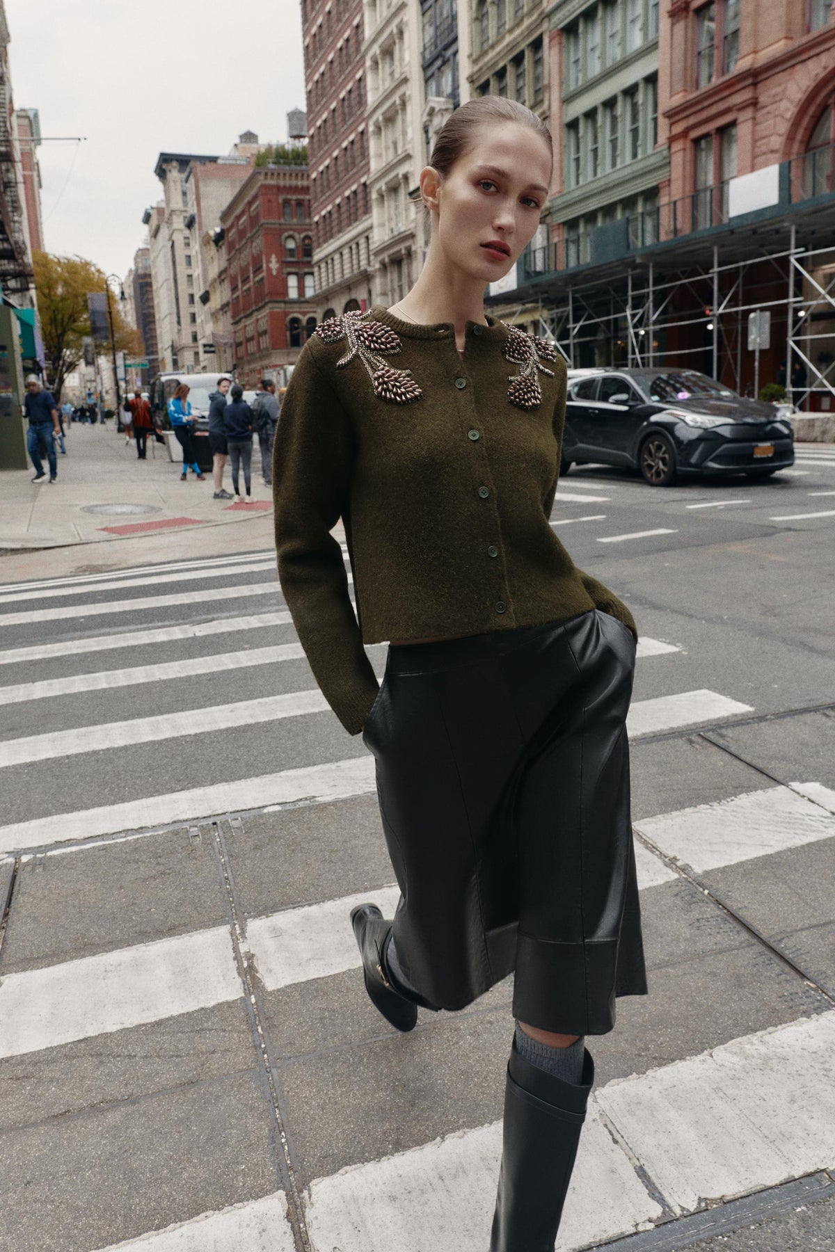 Beaded Knit Cardigan