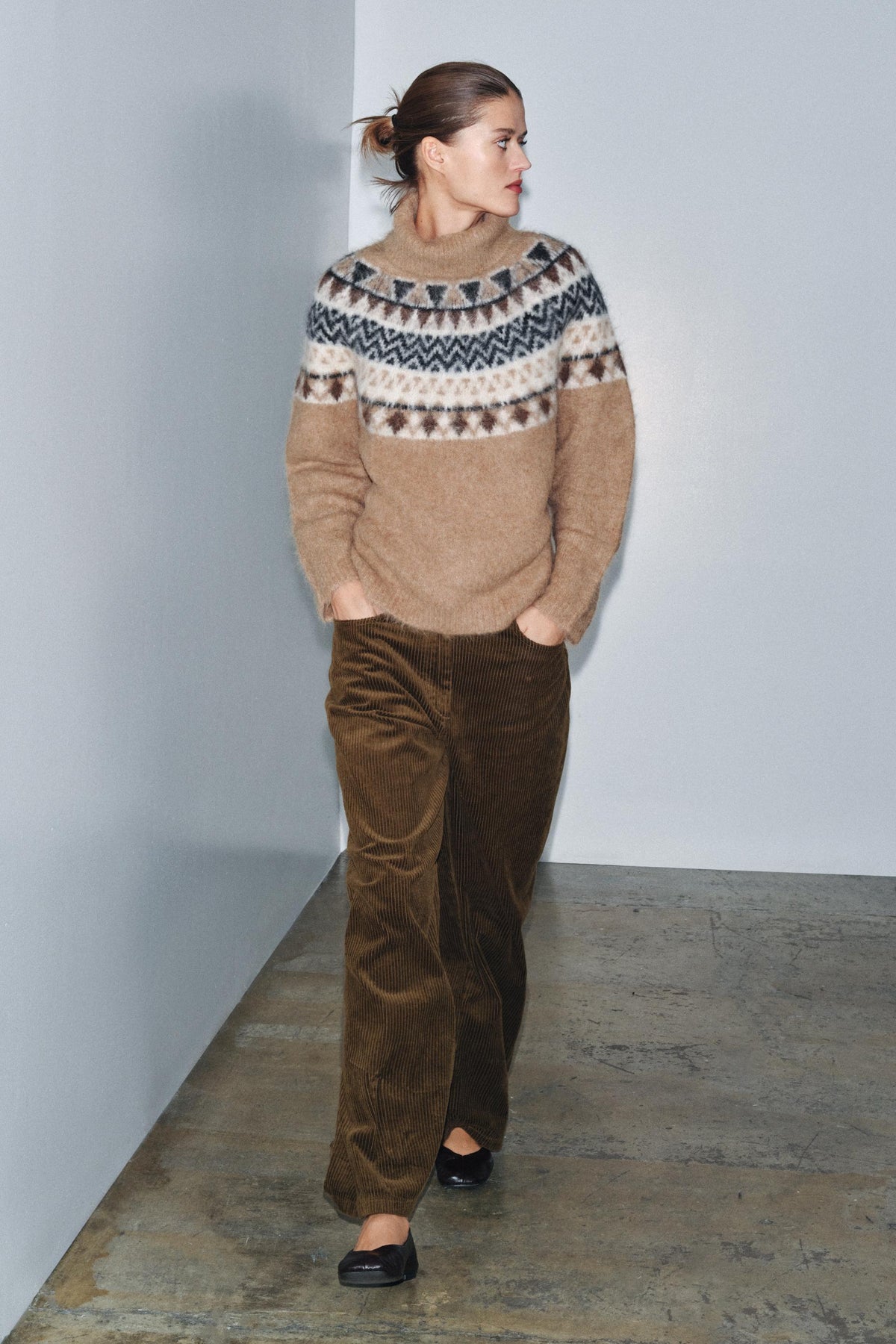 Alpaca Blend Jacquard Jumper