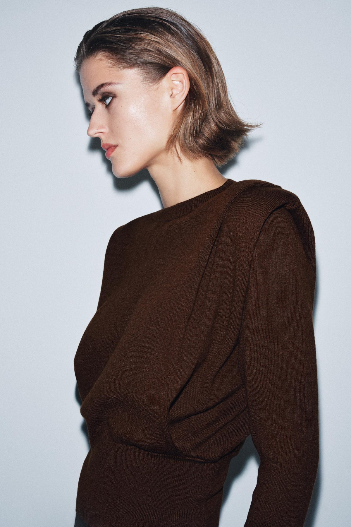 KNIT JUMPER WITH PADS