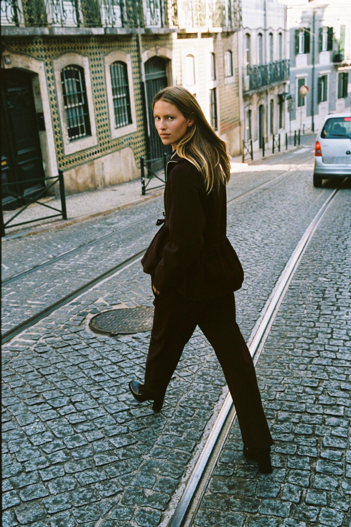 CONTRAST TROUSERS