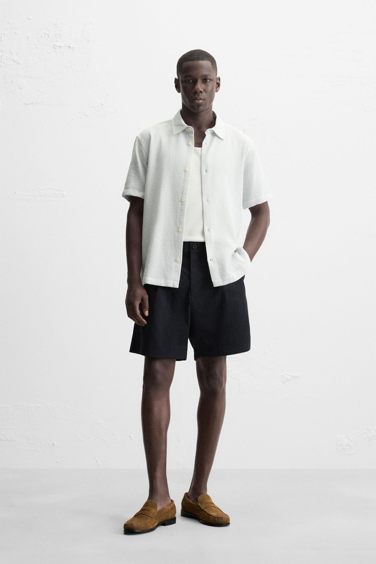 TEXTURED SHIRT - Image 1