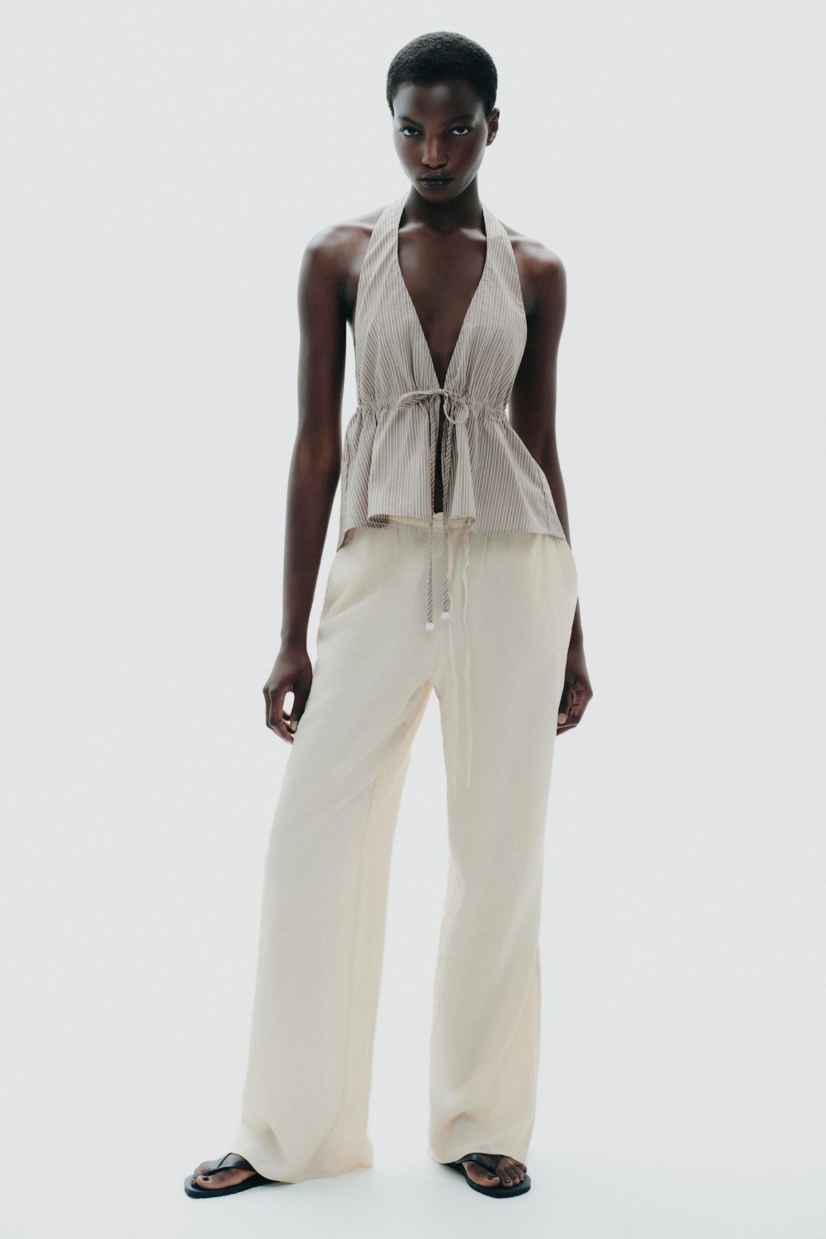 Textured Trousers