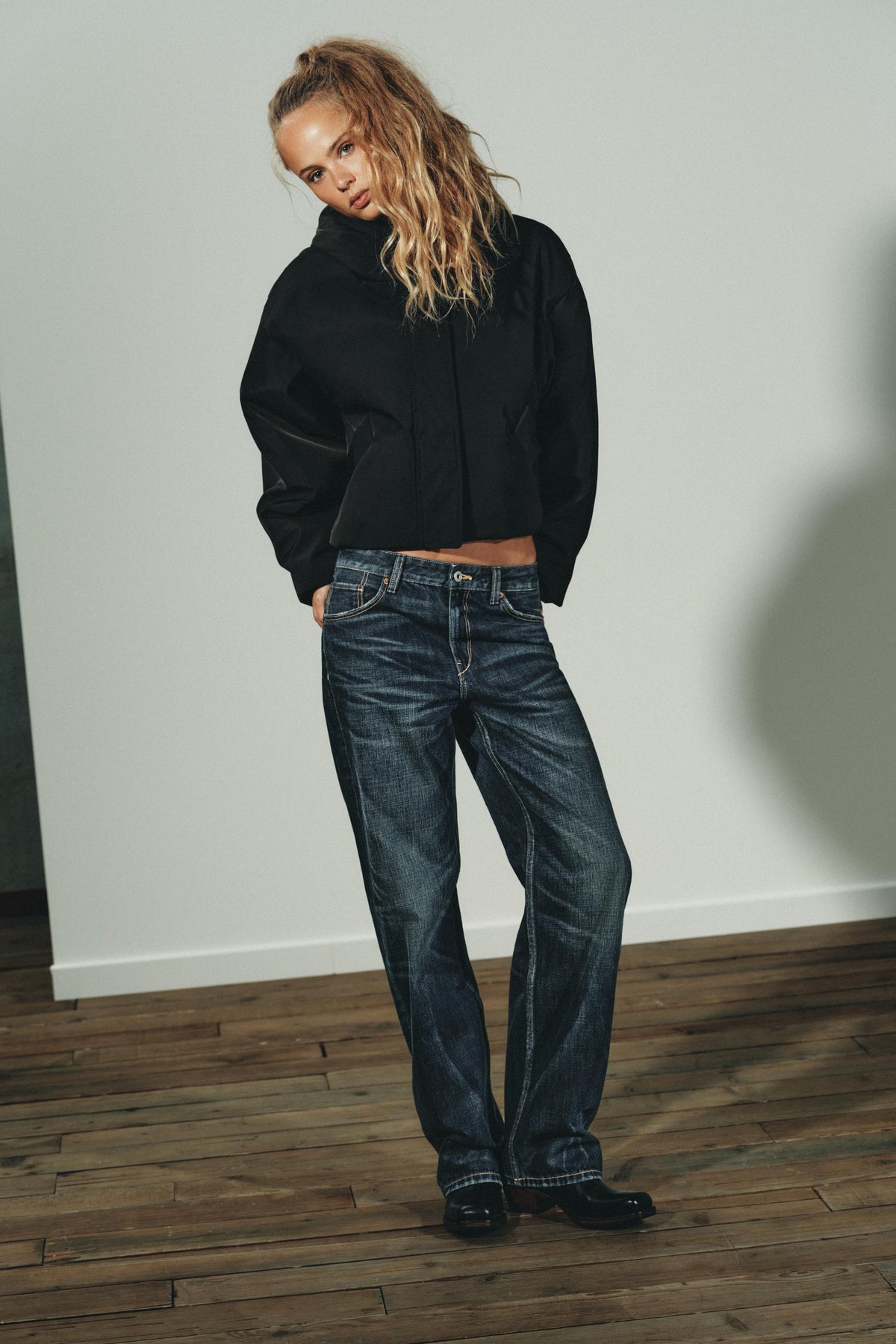 Steppjacke mit Pelz