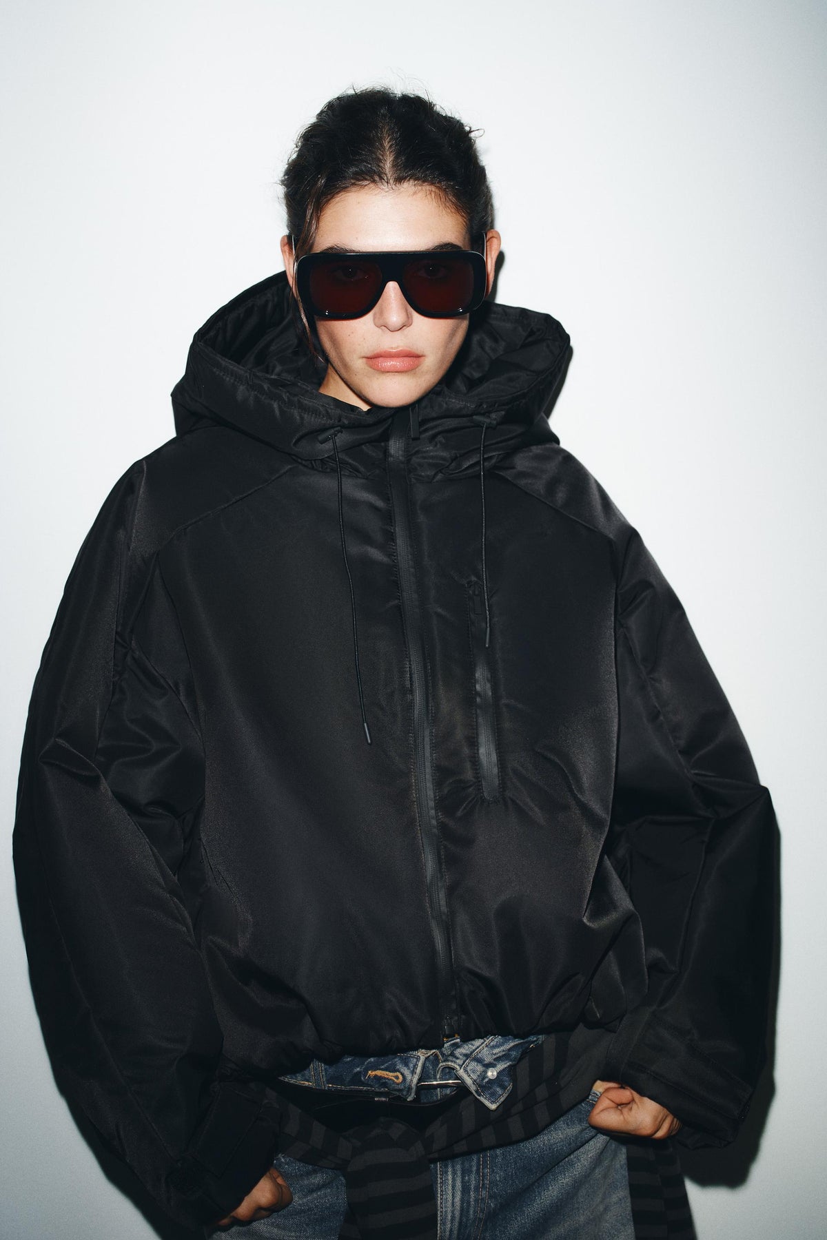 Winddichte Daunenjacke mit