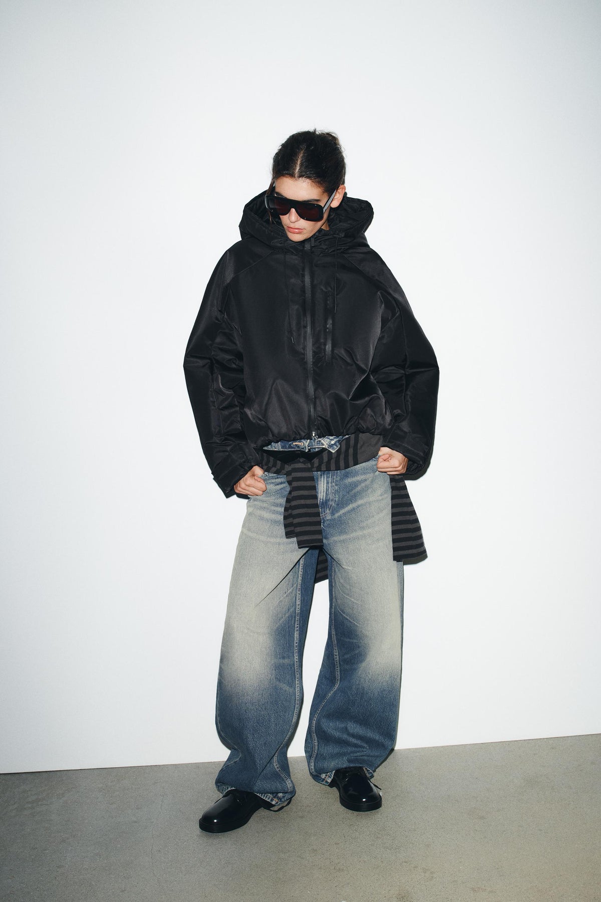 Winddichte Daunenjacke mit