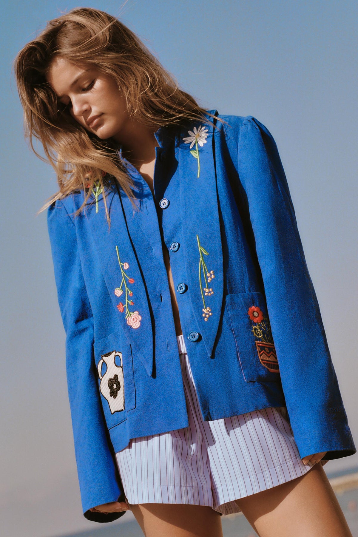 GESTICKTE JACKE