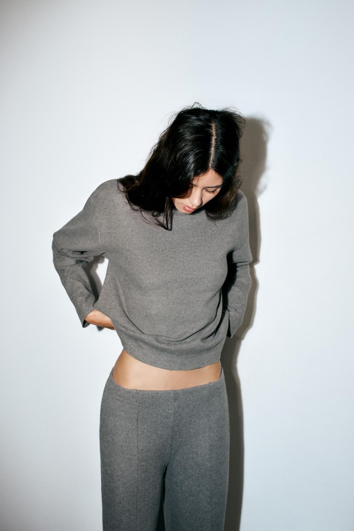 STRAIGHT-LEG TROUSERS