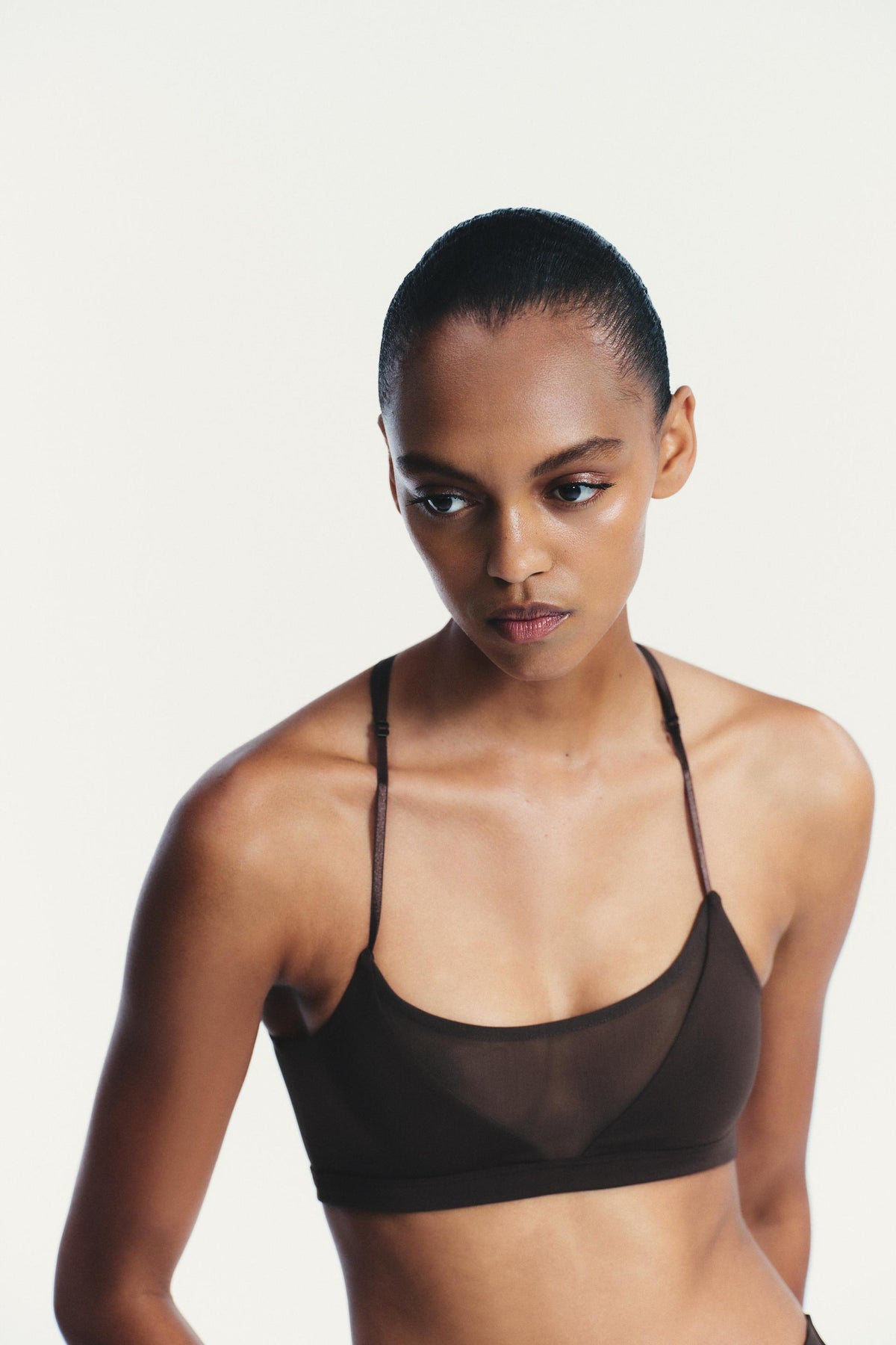 Seamless Tulle Top