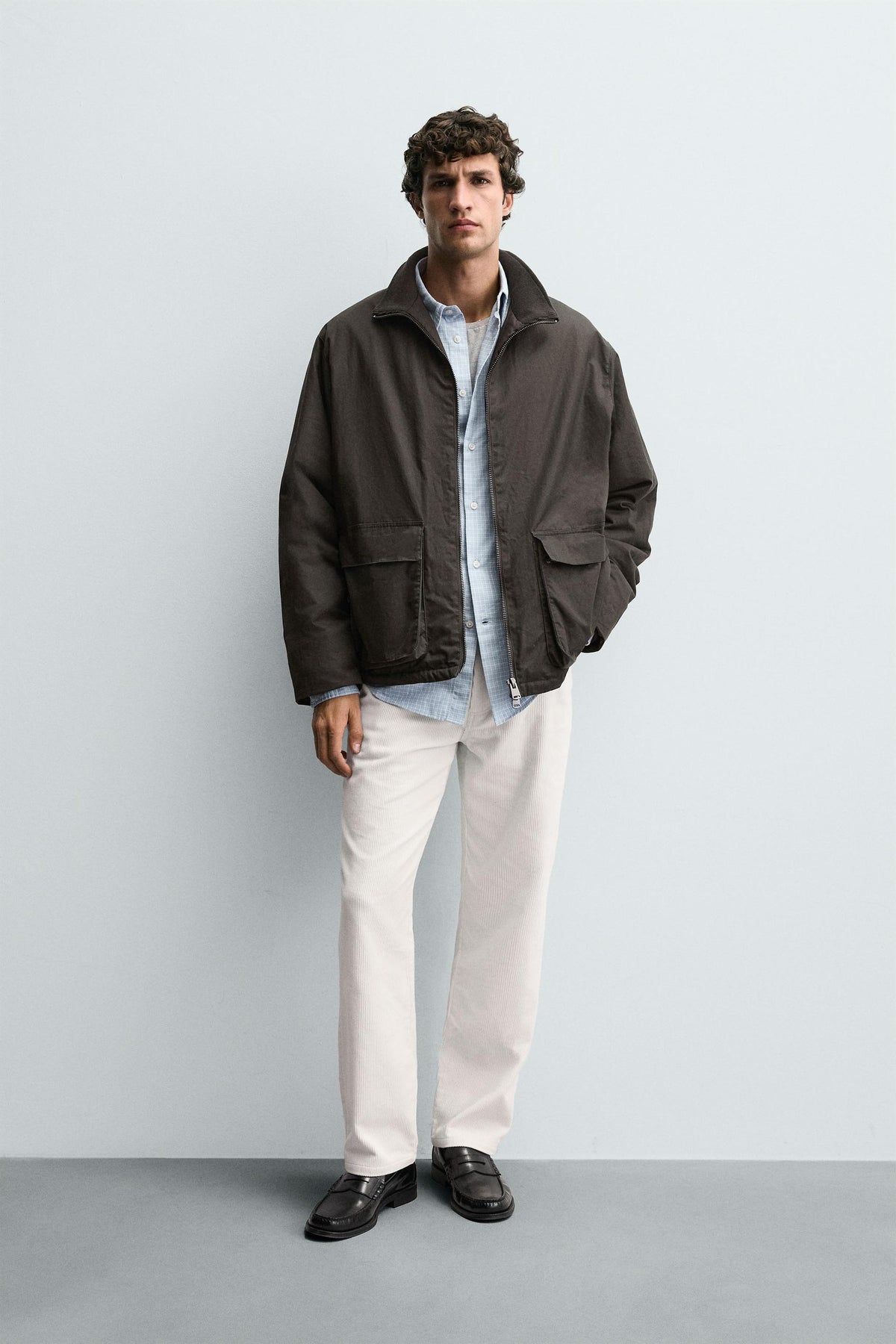 WAXED FINISH JACKET - Image 1