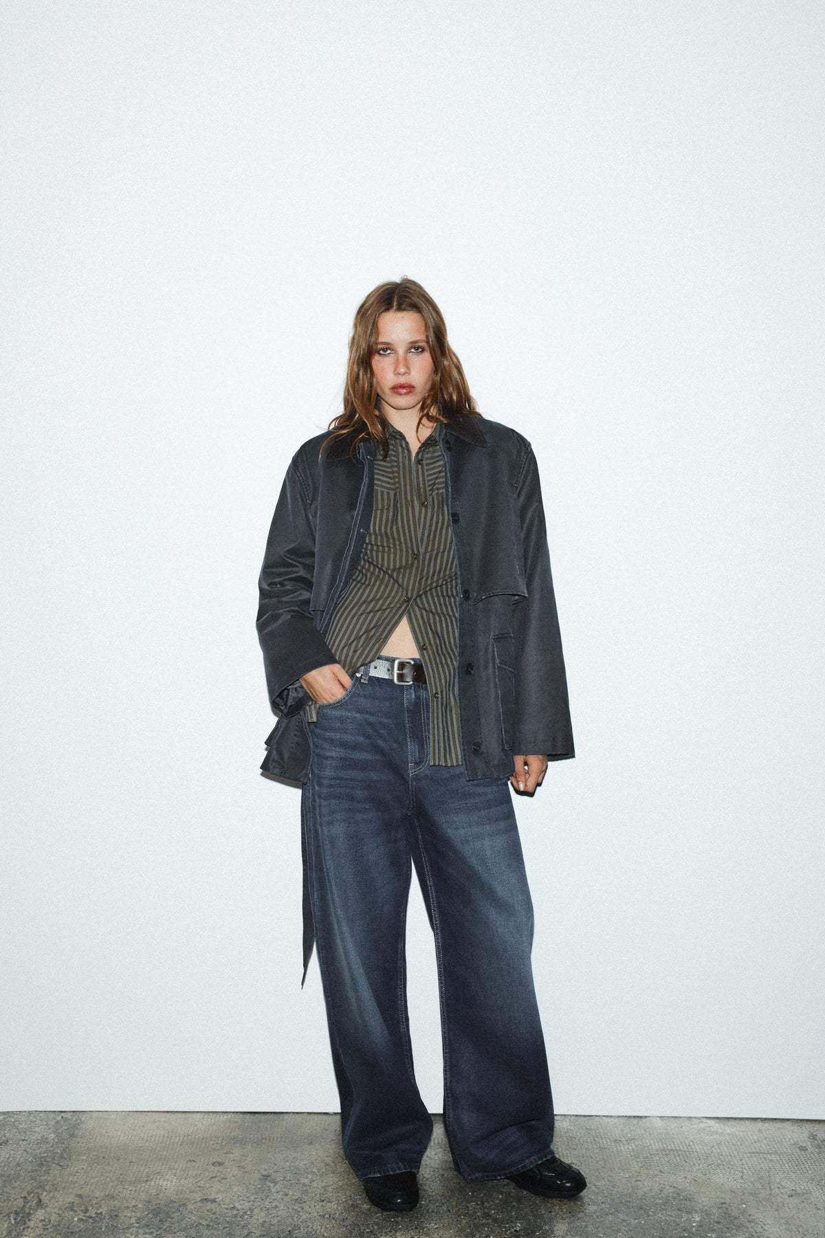 Gewachste Jacke mit Cord