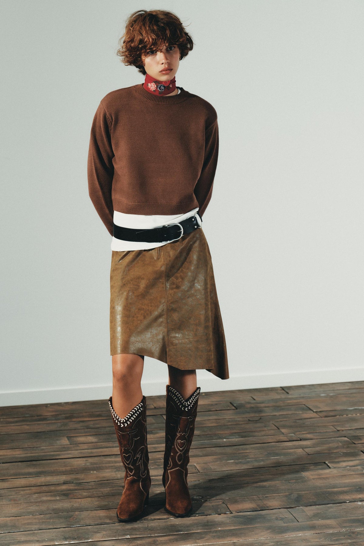CROPPED KNIT JUMPER