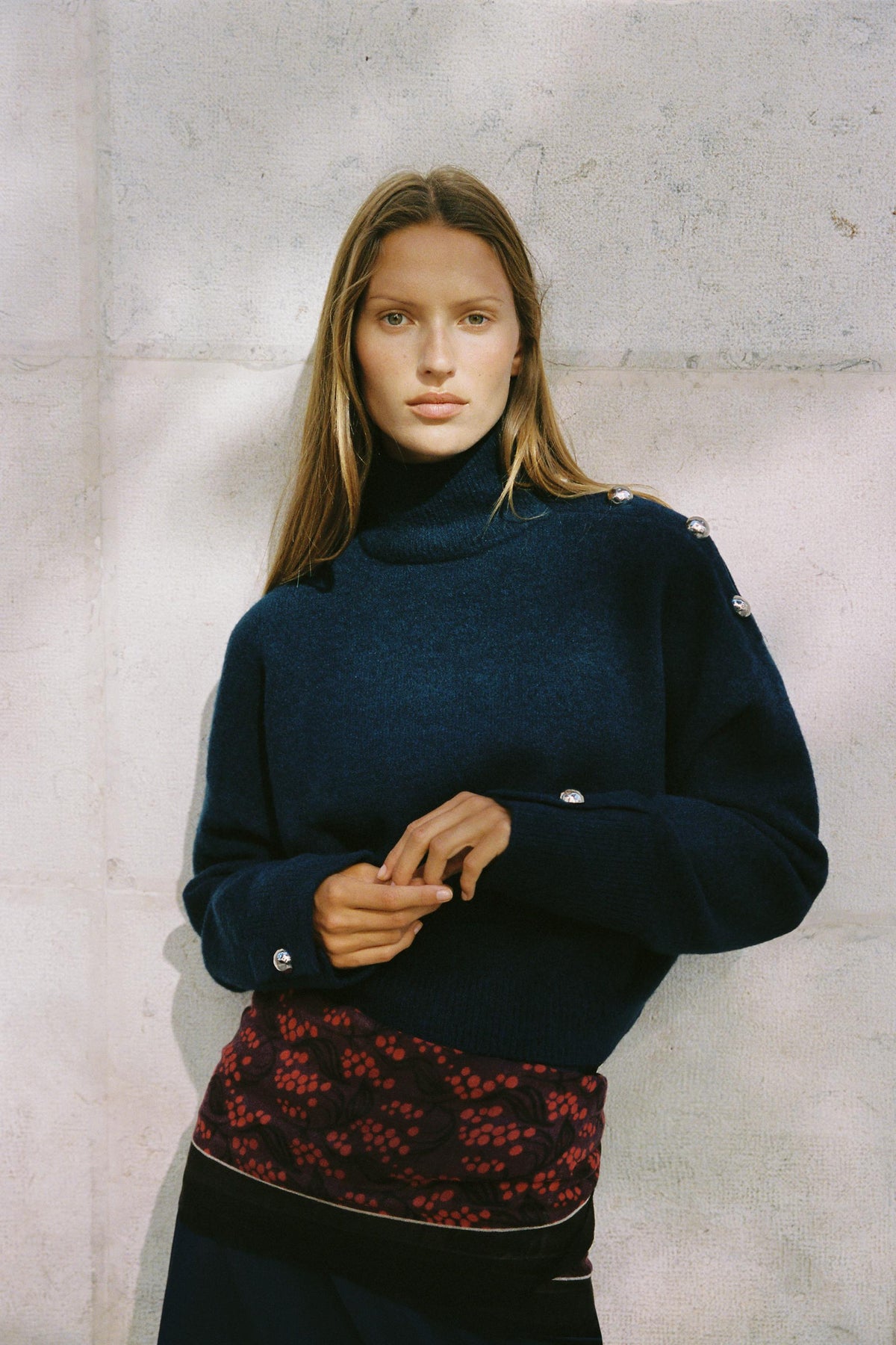 Soft Knit Button Jumper